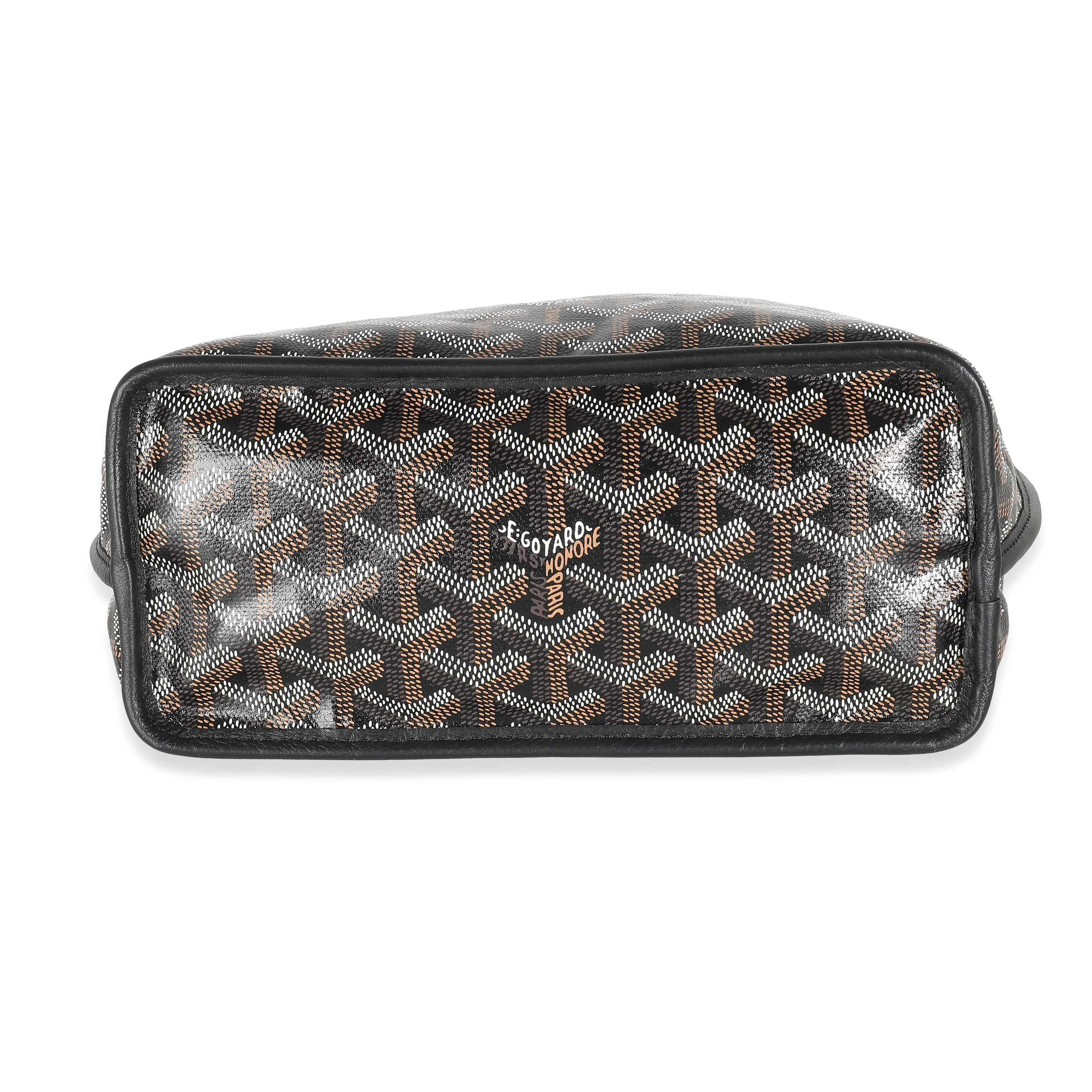 Black Goyardine Canvas Mini Anjou - Image 5