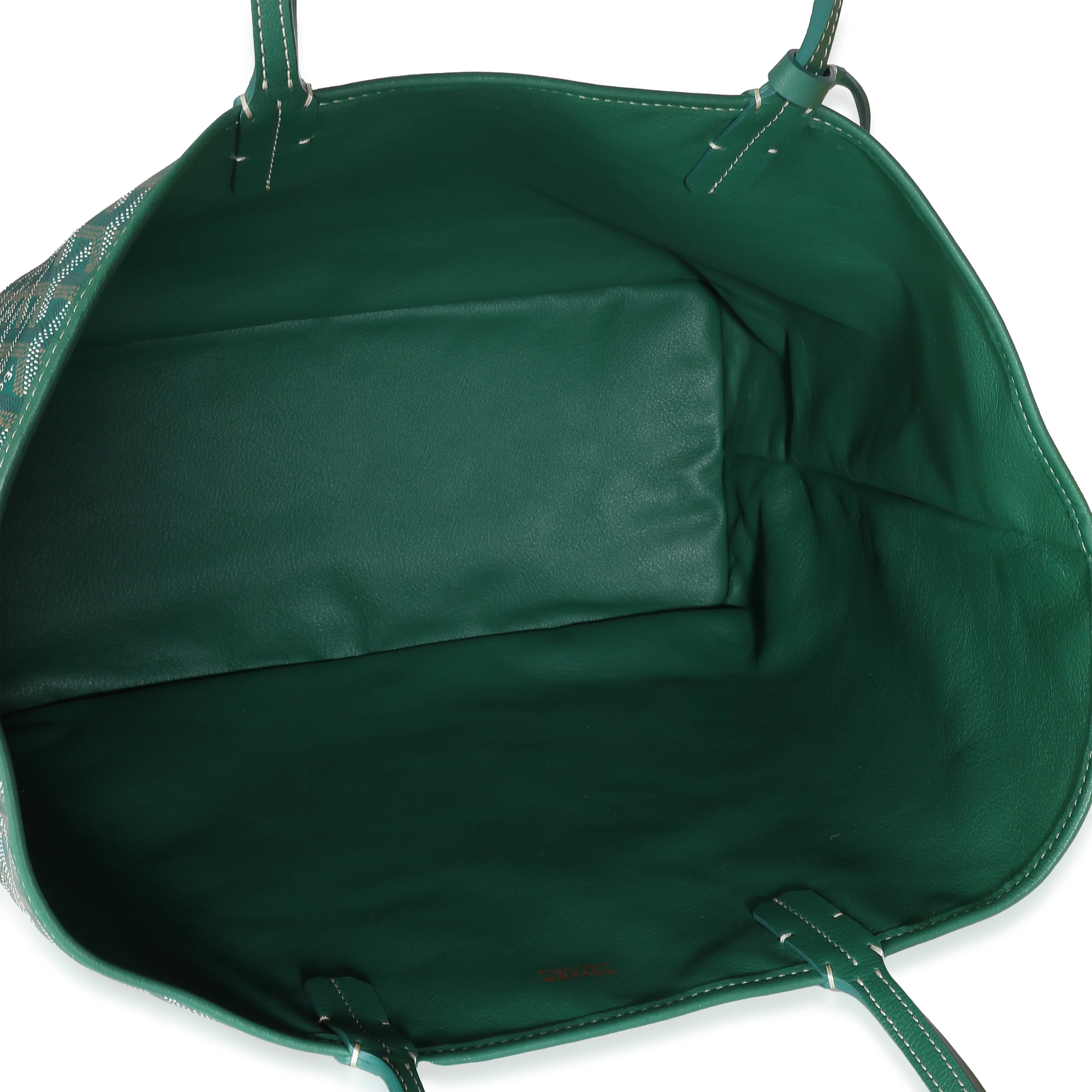 Green Goyardine Canvas Anjou PM - Image 9