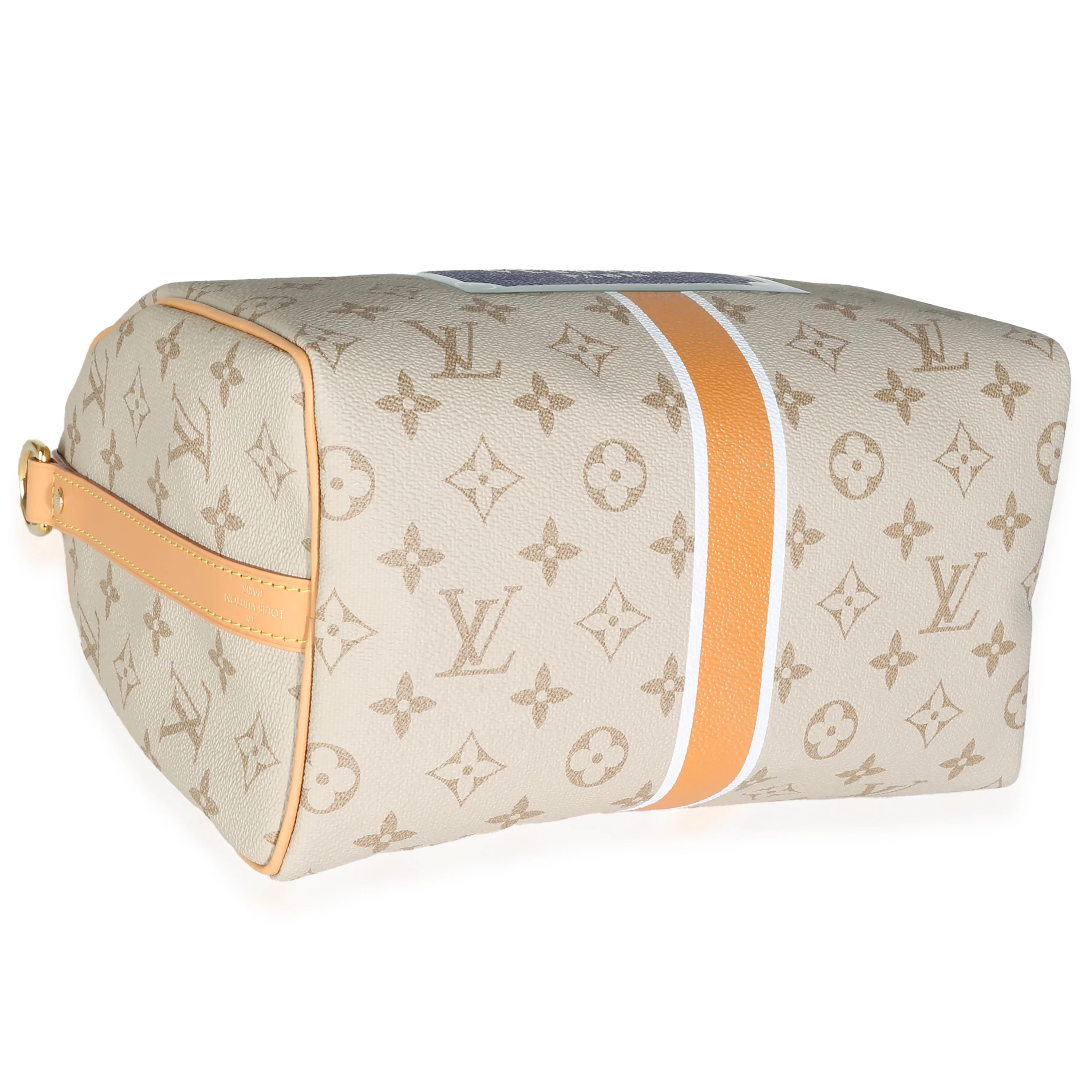 Beige Ocher Monopaname Canvas Speedy Bandouliere 25 - Image 6
