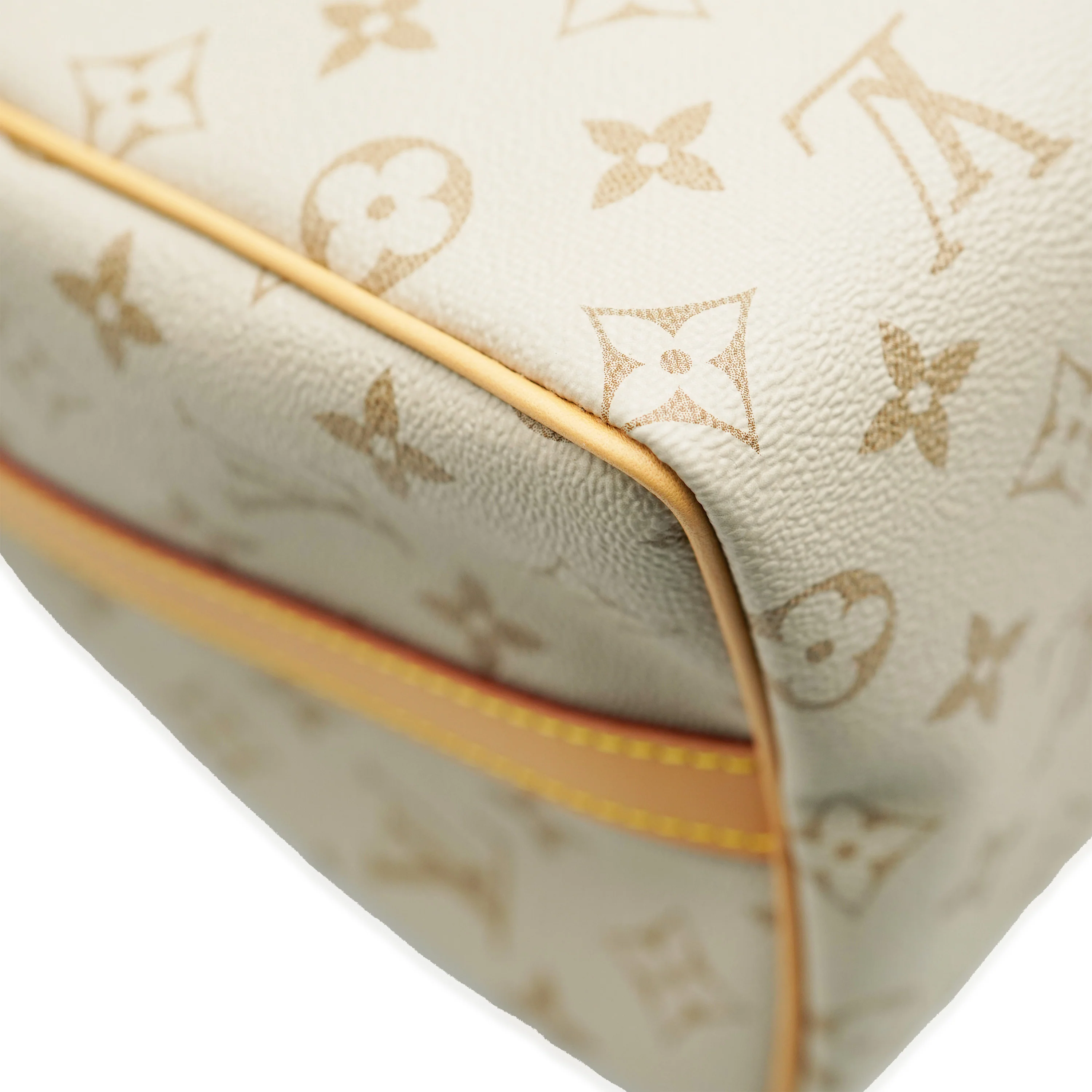 Beige Ocher Monopaname Canvas Speedy Bandouliere 25 - Image 8