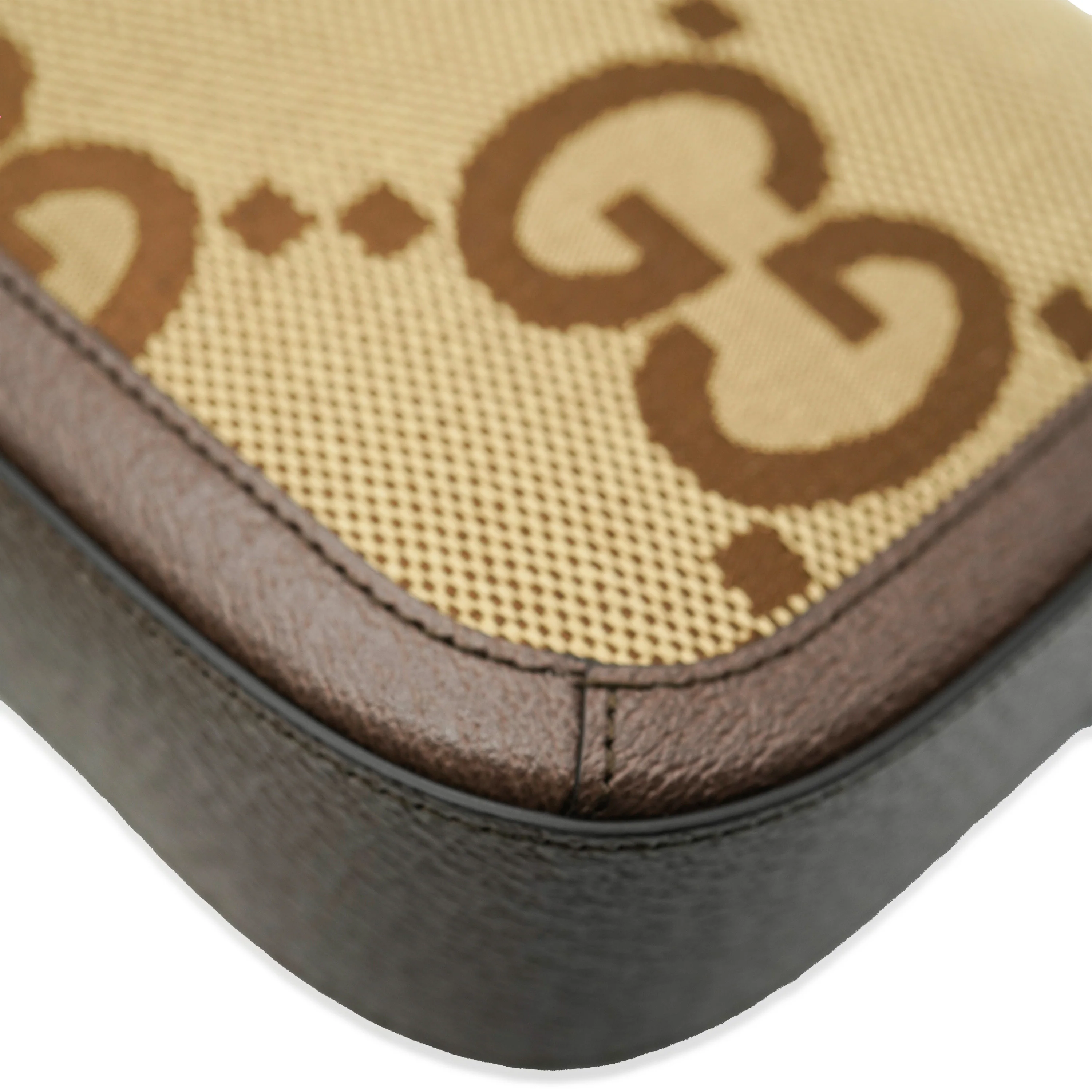 Beige Jumbo GG Canvas Mini Horsebit 1955 - Image 11