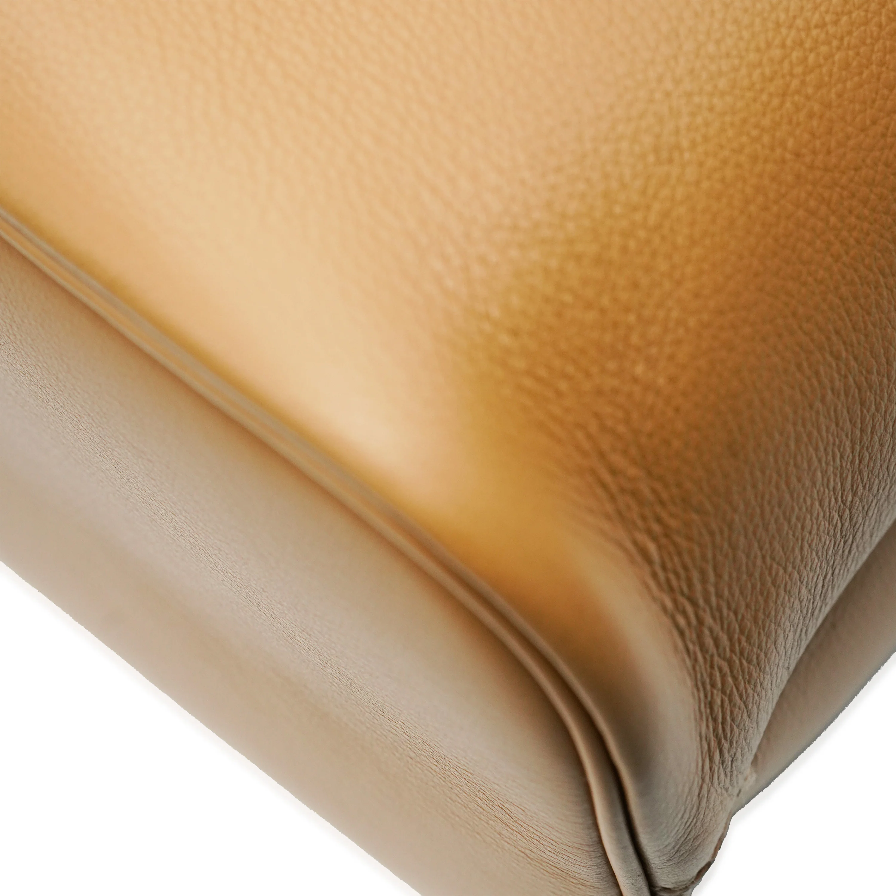 Caramel Leather Large Buckle Tote - Image 8