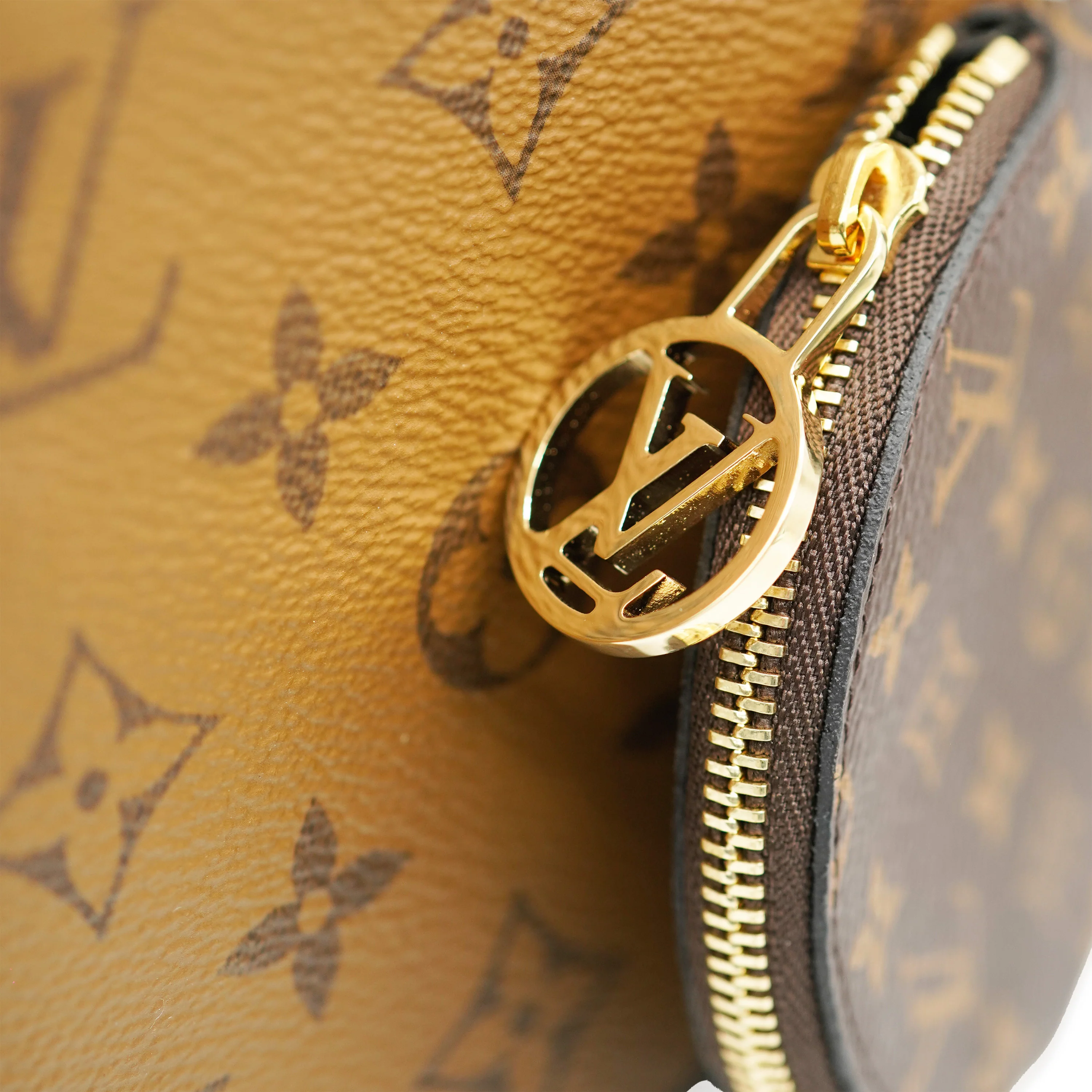 Reverse Monogram Giant Canvas Trio Pouch - Image 3