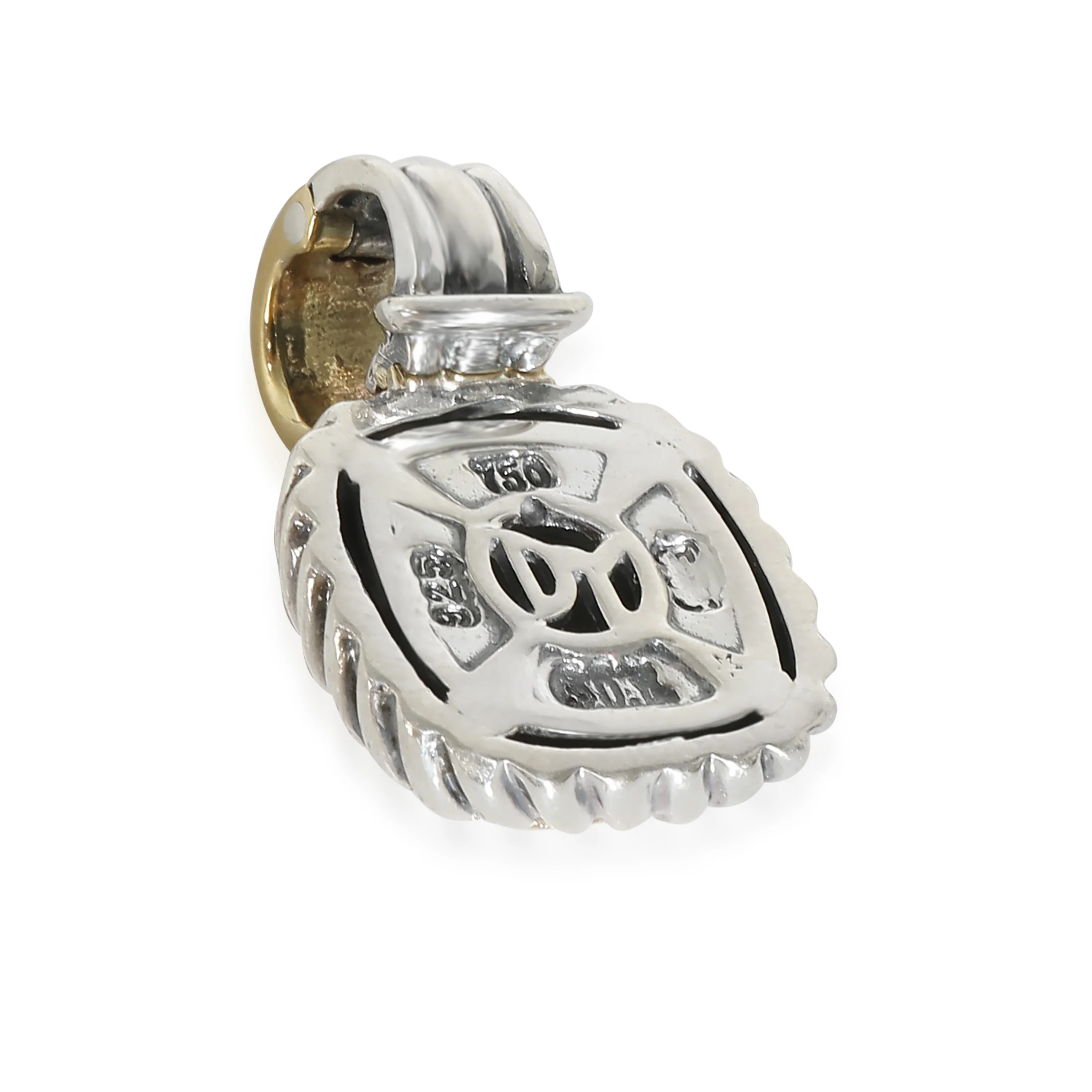 Albion Fashion Pendant in 18k Yellow Gold/Sterling Silver 0.25 CTW - Image 3