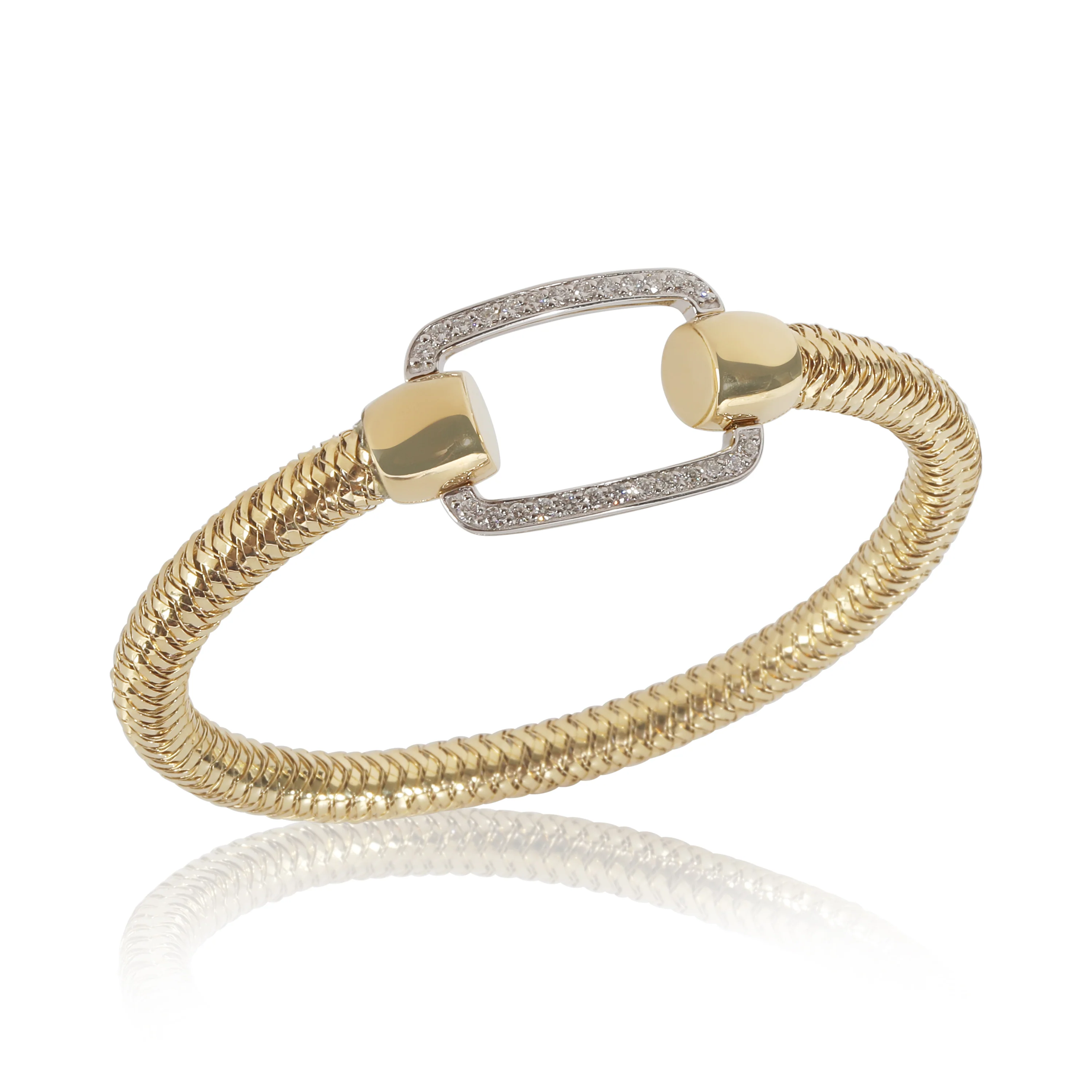 Primavera Bracelet in 18k White Gold/Yellow Gold 0.35 CTW - Image 4