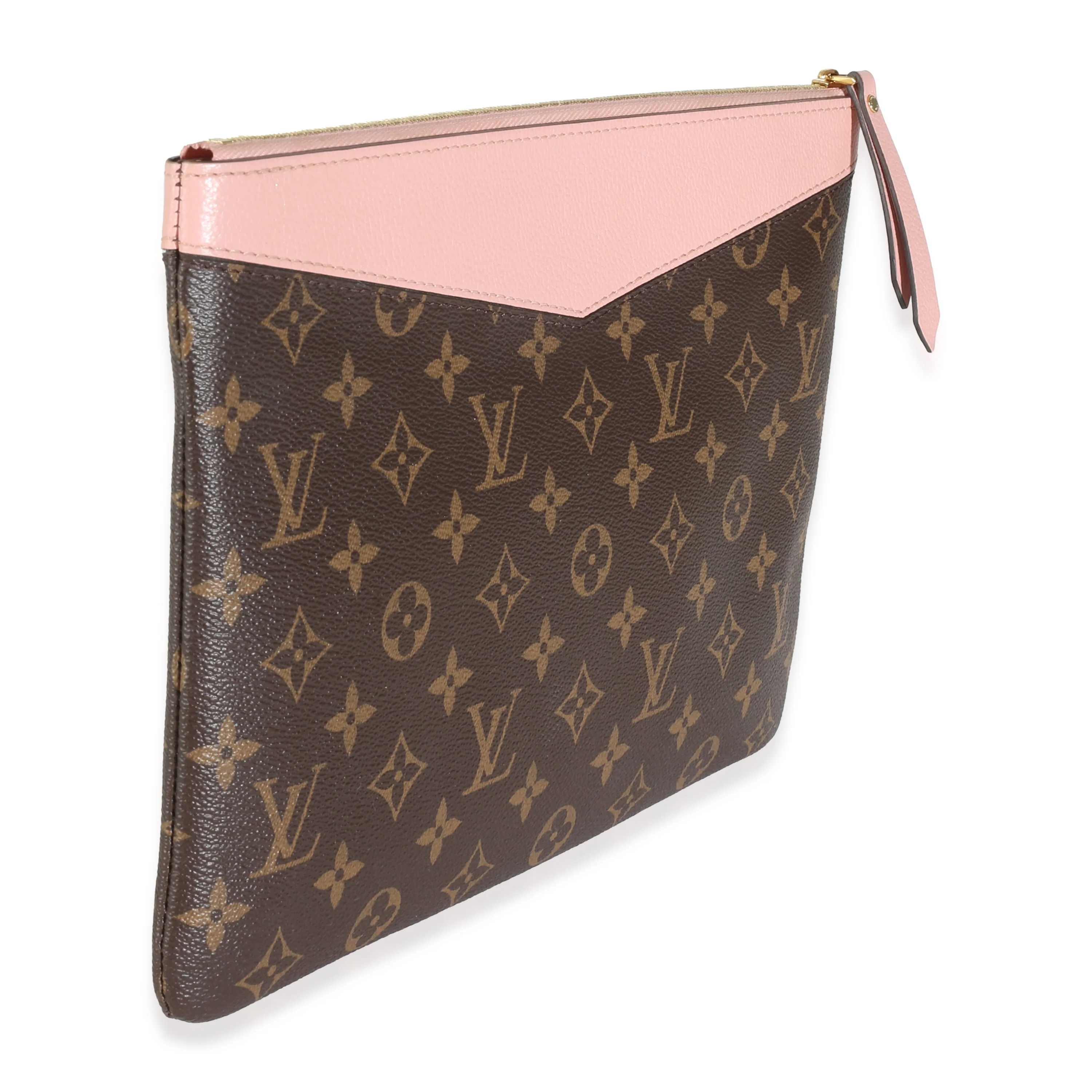 Rose Poudre Monogram Canvas Daily Pouch - Image 3
