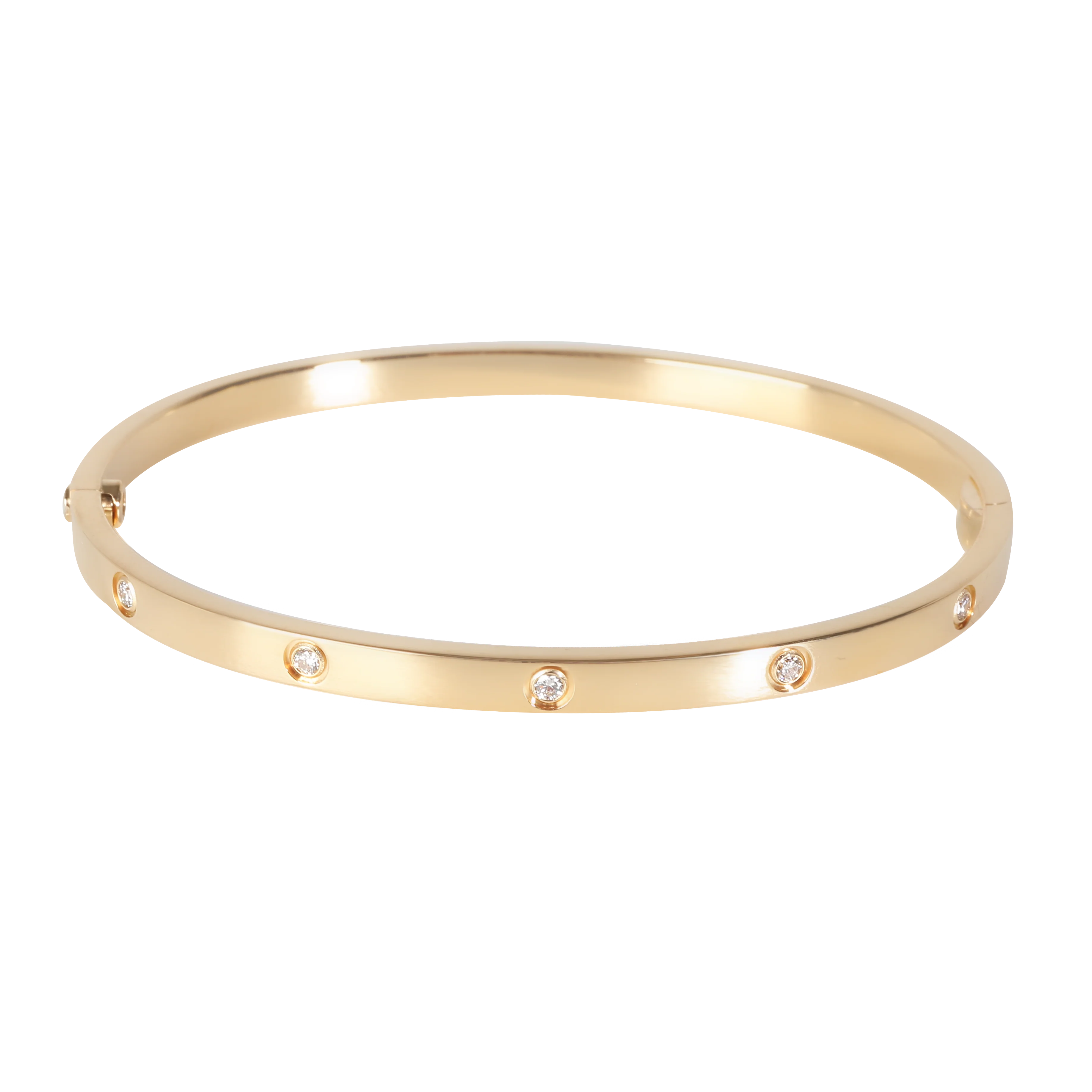 Love Bracelet, 10 Diamond (Yellow Gold) - Image 3