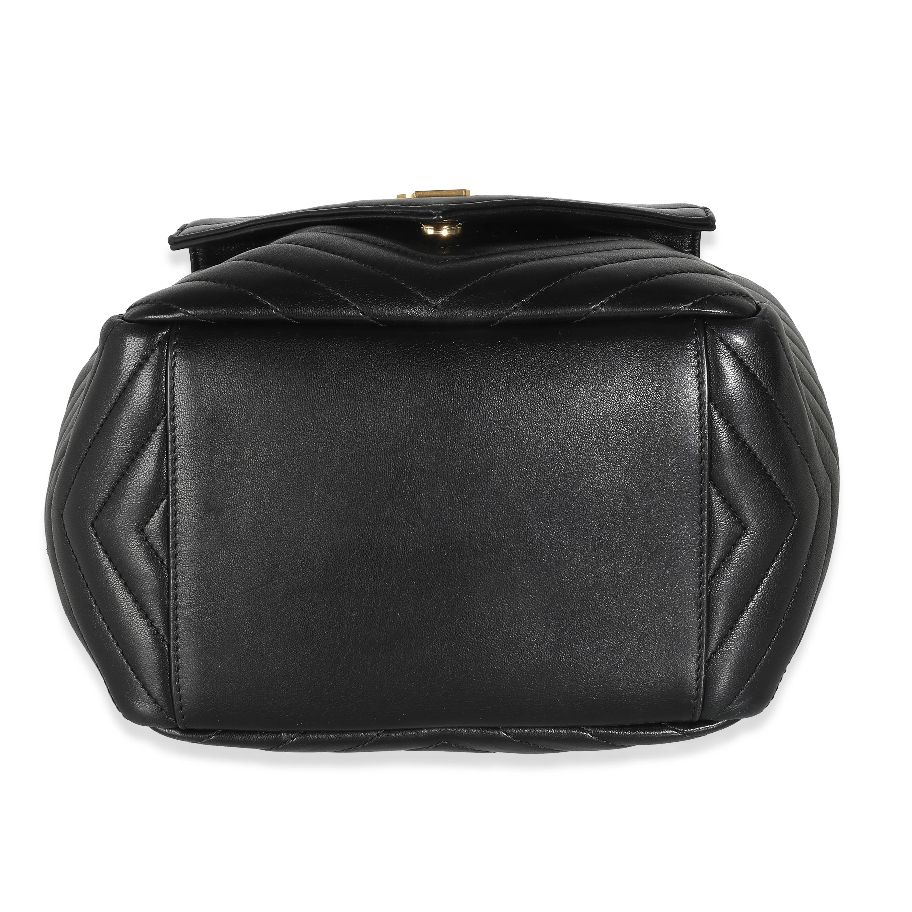 Black Matelasse Lambskin Joe Backpack - Image 5