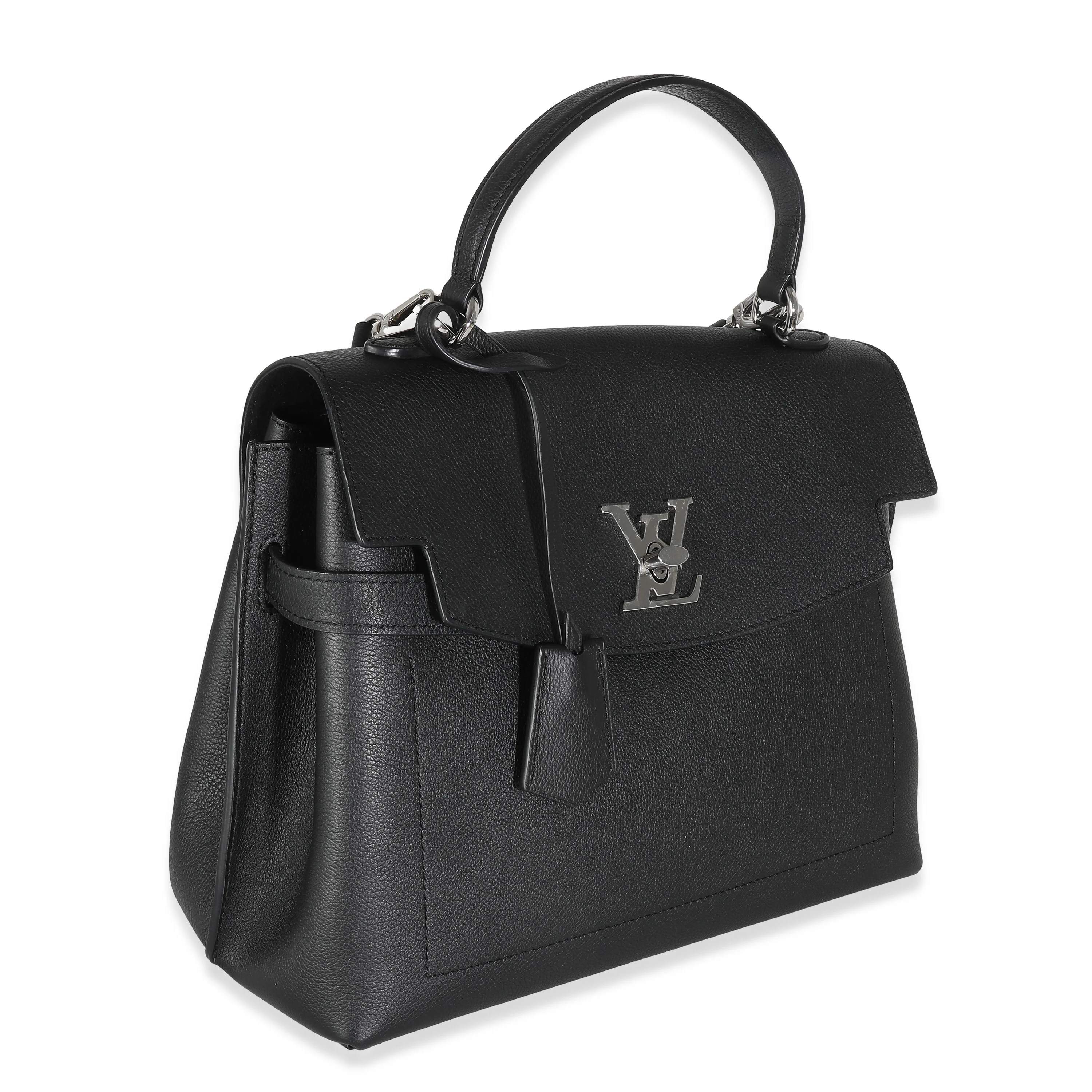 Black Calfskin Lockme Ever MM - Image 3