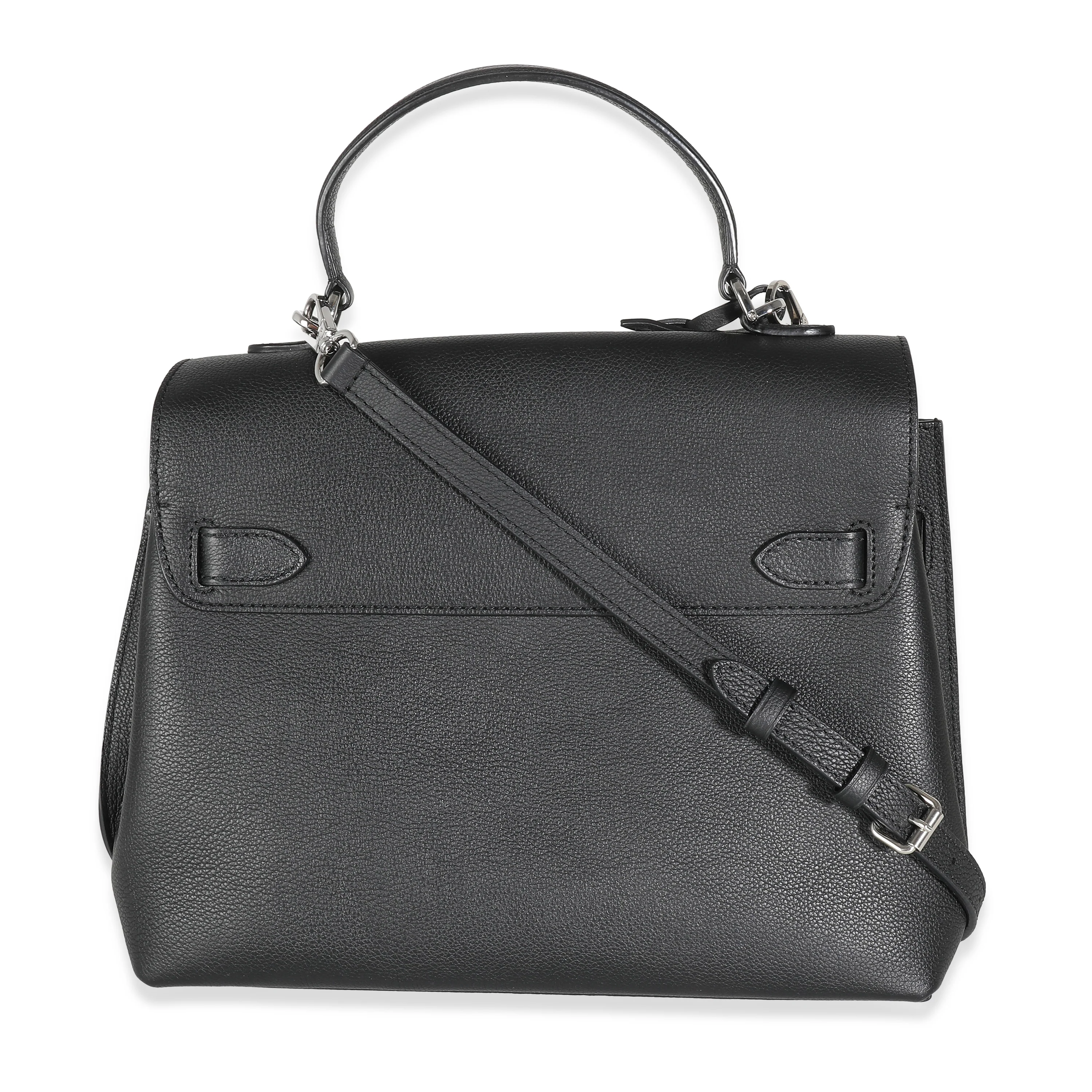 Black Calfskin Lockme Ever MM - Image 4