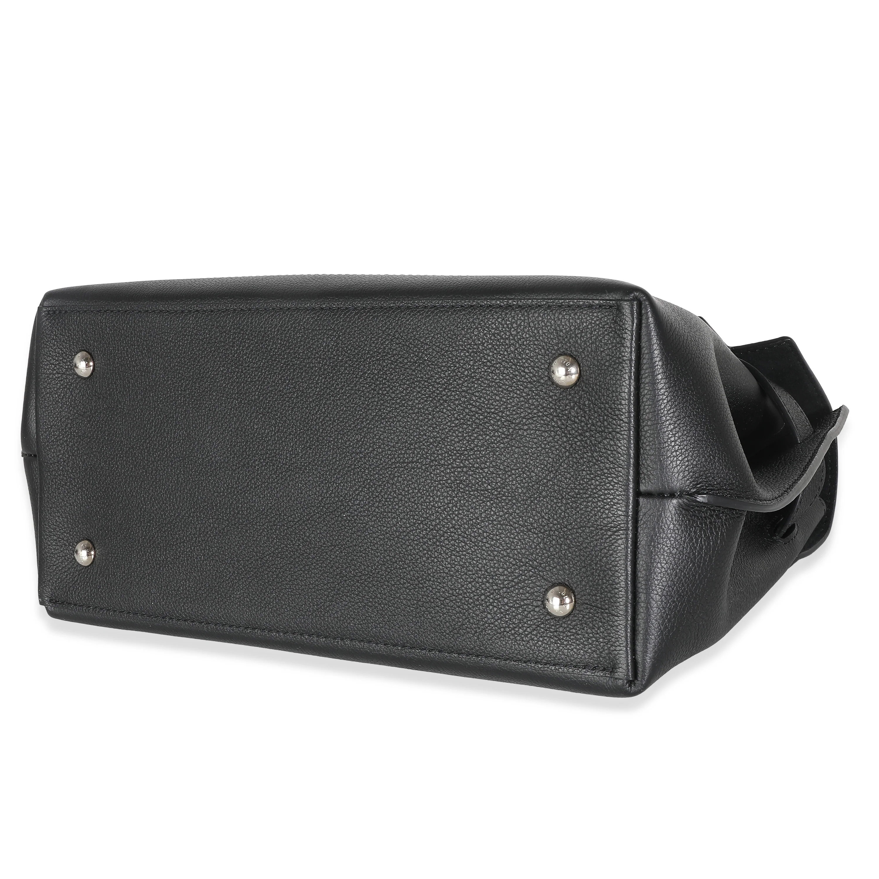 Black Calfskin Lockme Ever MM - Image 7