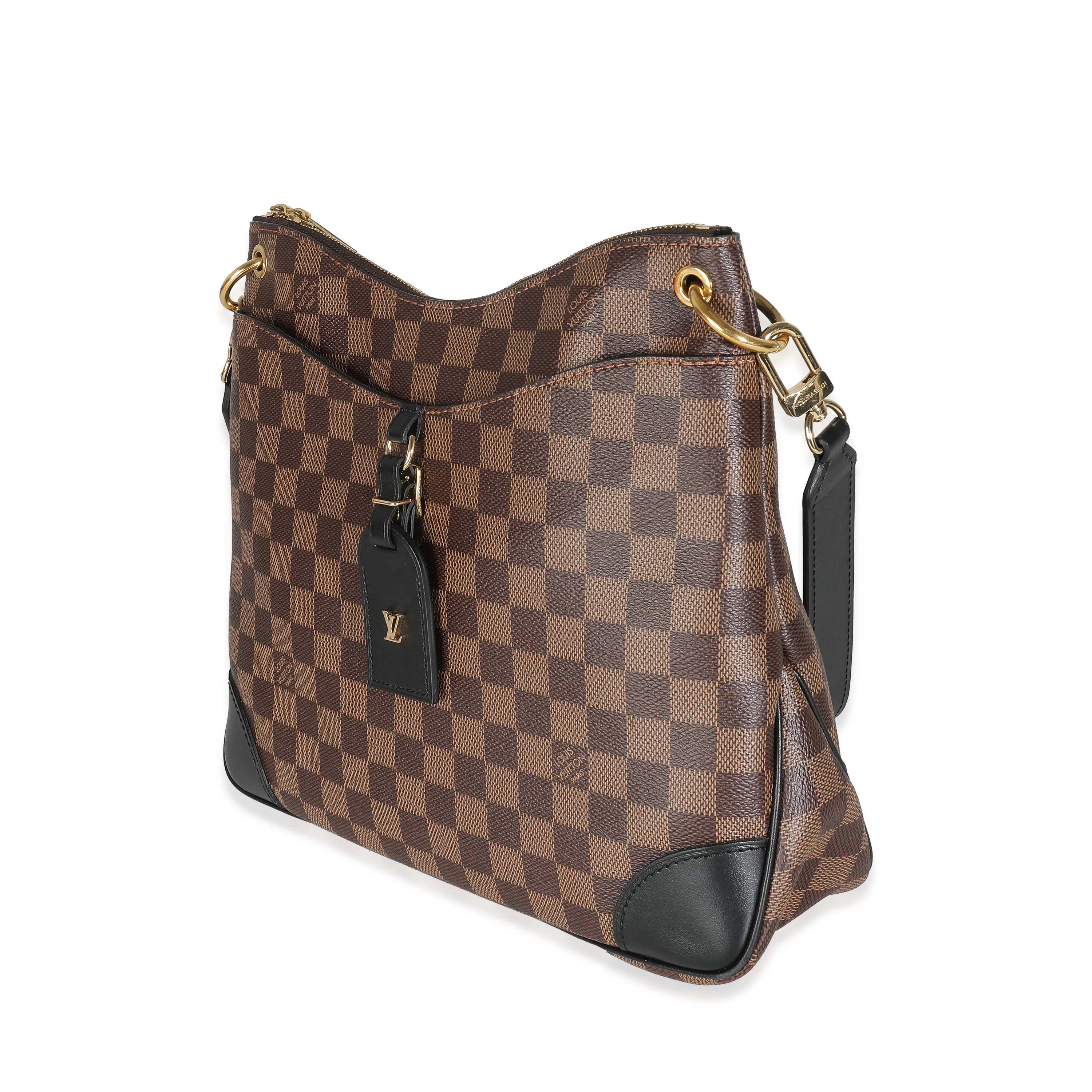 Black Damier Ebene Canvas Odeon MM - Image 2