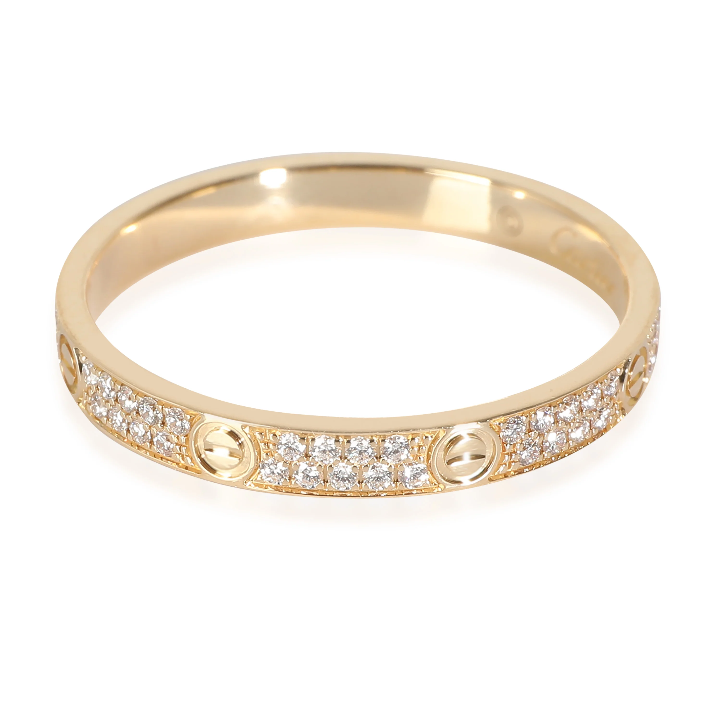 Yellow Gold Mini Model Love Ring