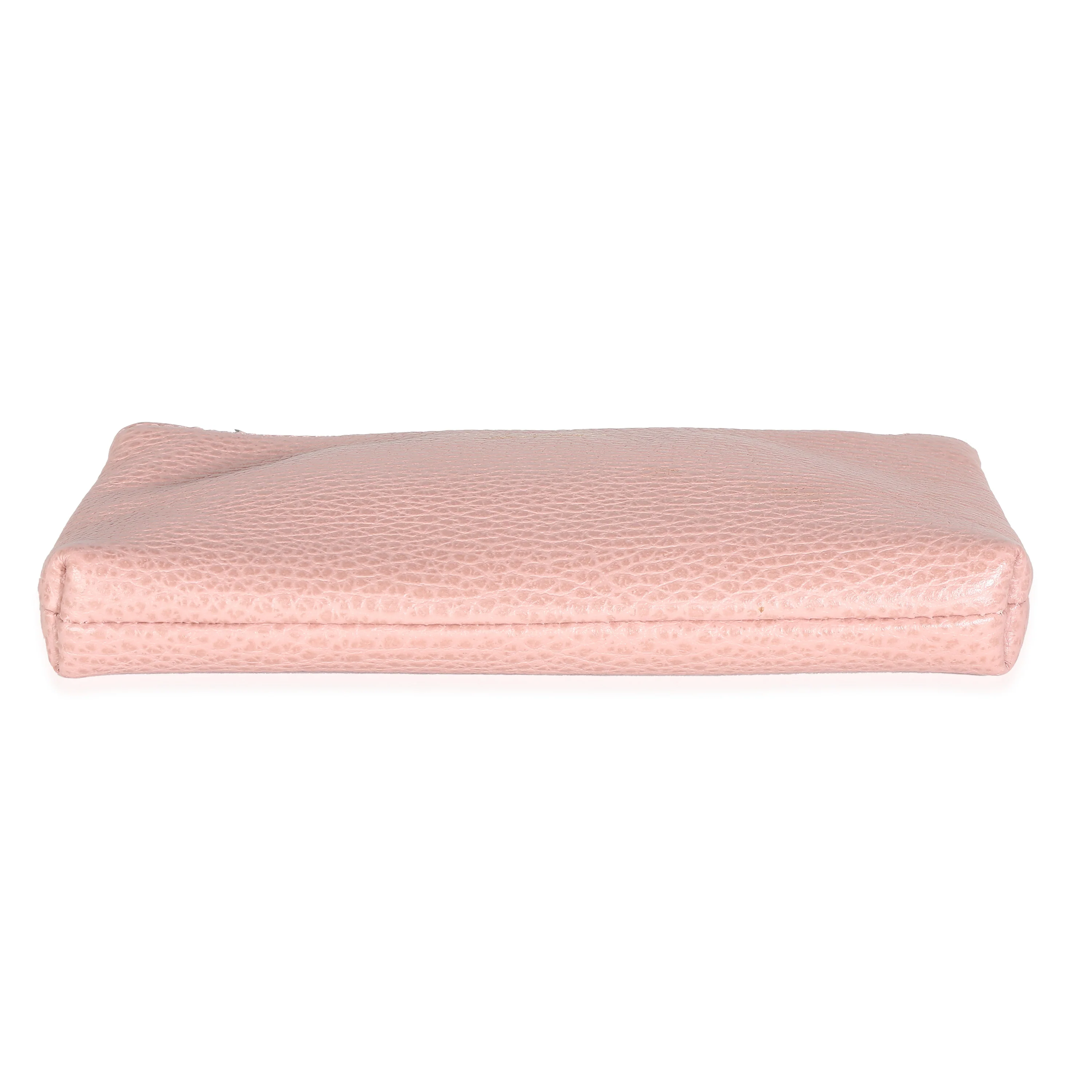 Pink Calfskin Swing Zip Pouch - Image 5