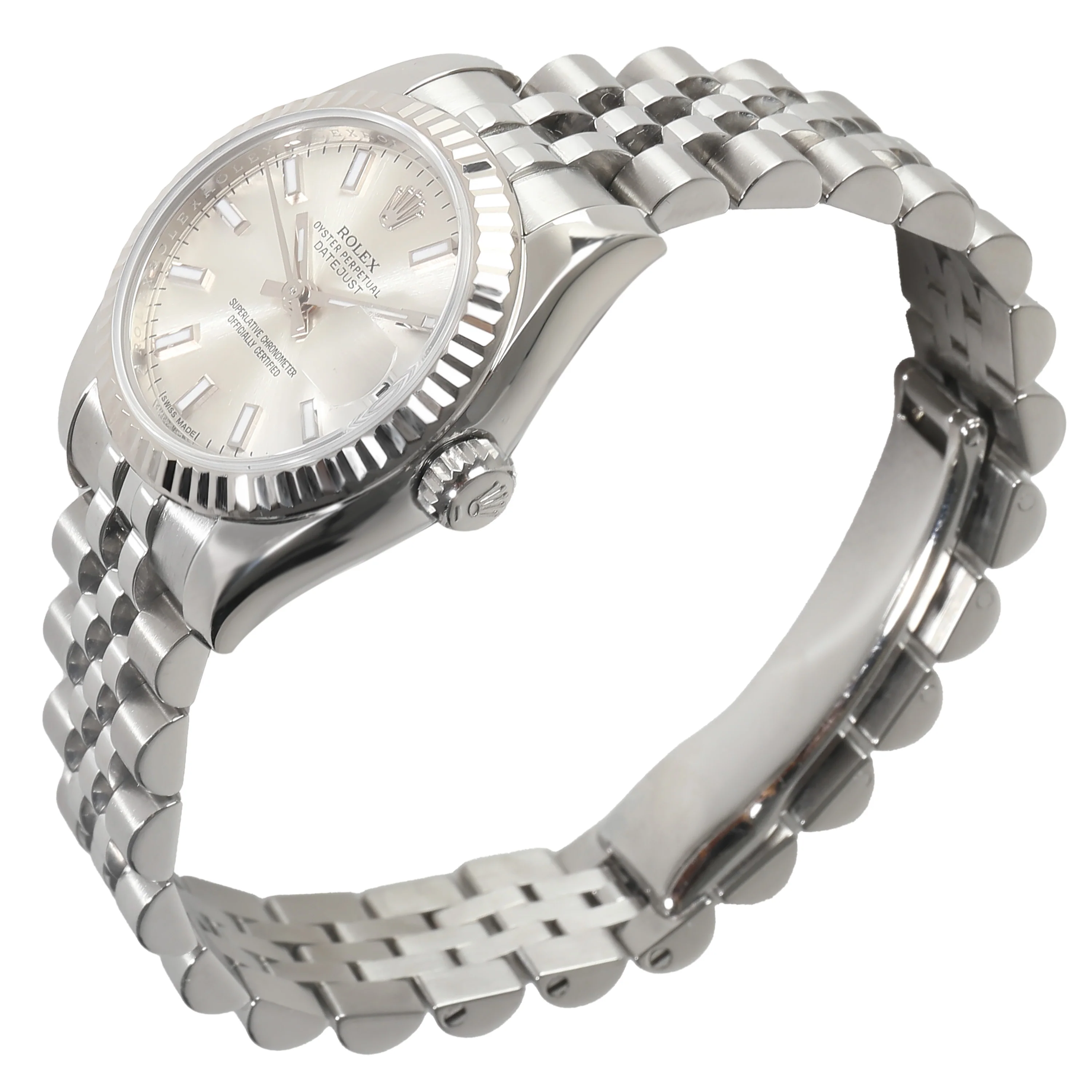 Datejust 179174 Womens Watch in 18kt Stainless Steel/White Gold - Image 3