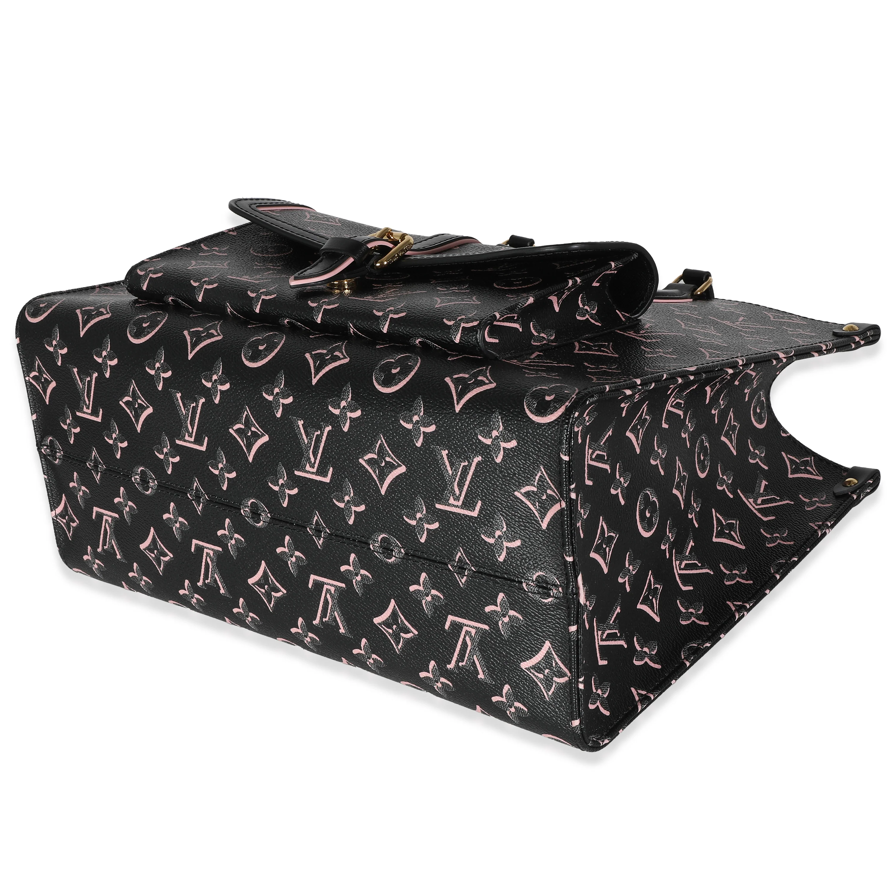 Black Monogram Canvas Fall For You Onthego MM - Image 5