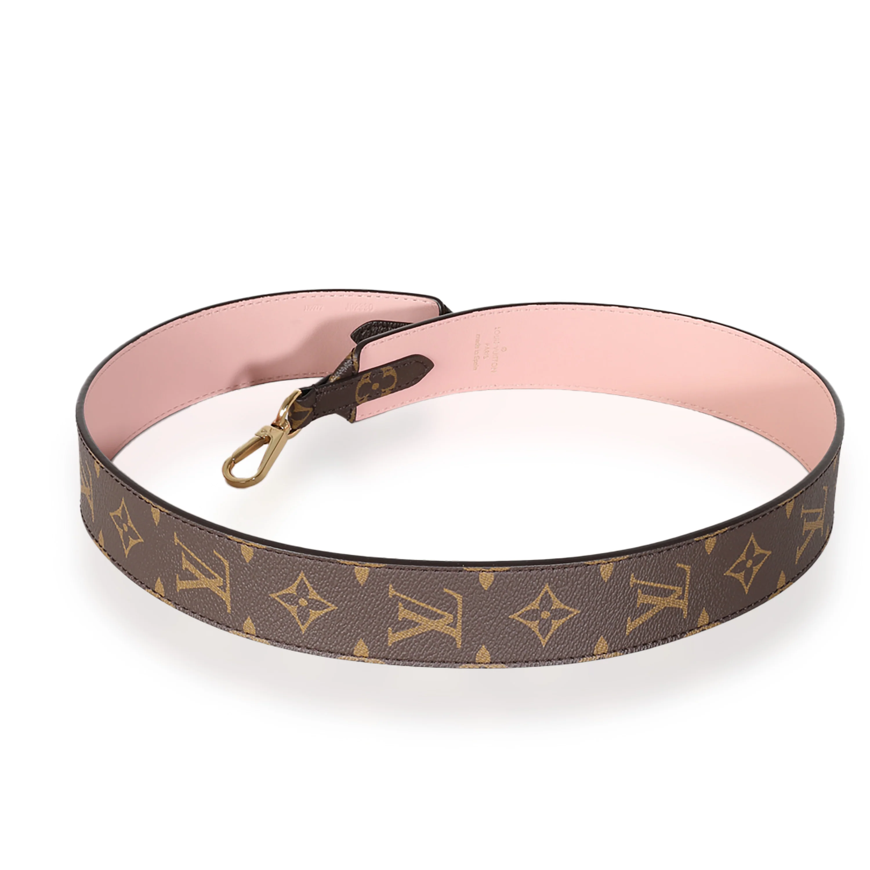 Rose Ballerine Monogram Canvas Bandouliere Strap - Image 2