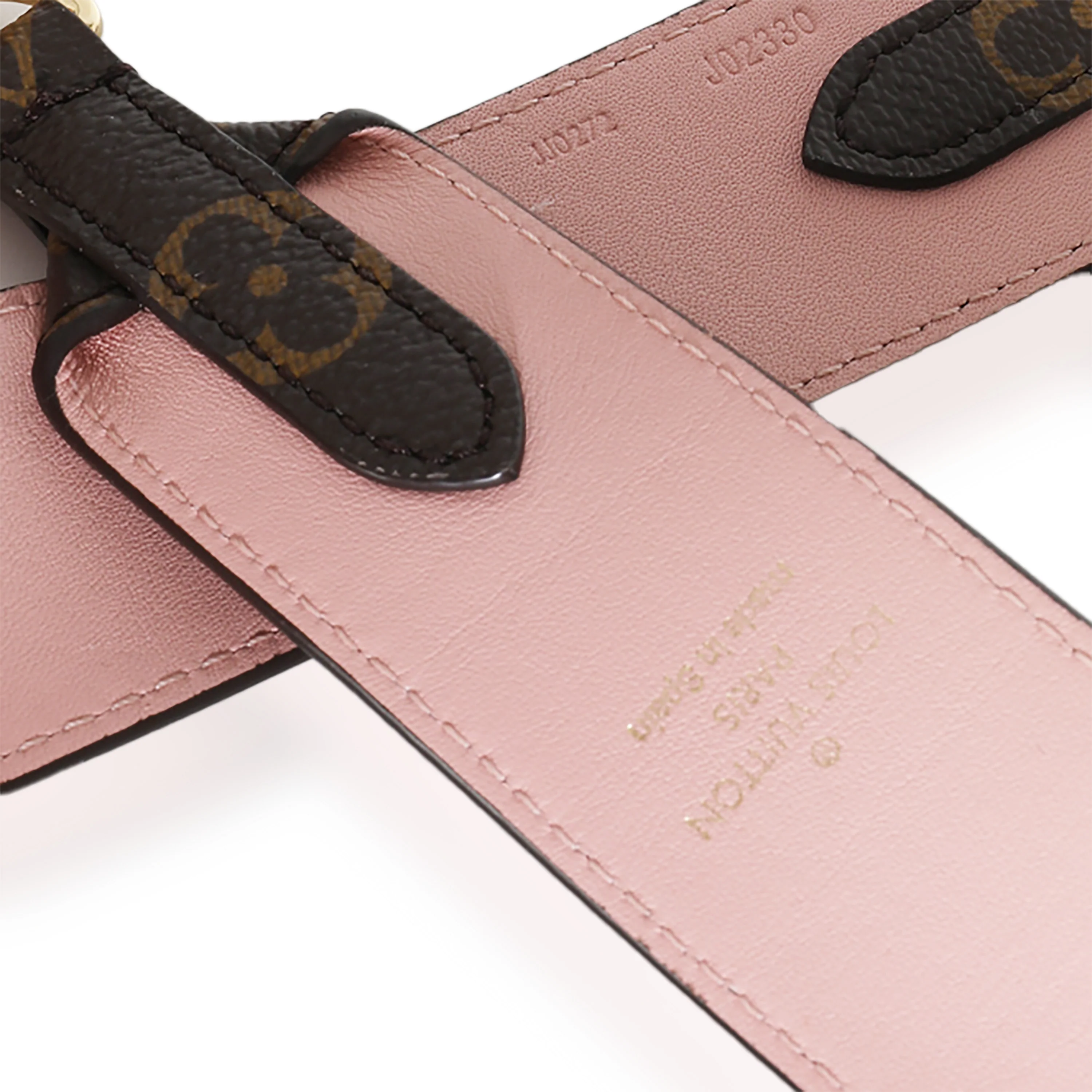 Rose Ballerine Monogram Canvas Bandouliere Strap - Image 3