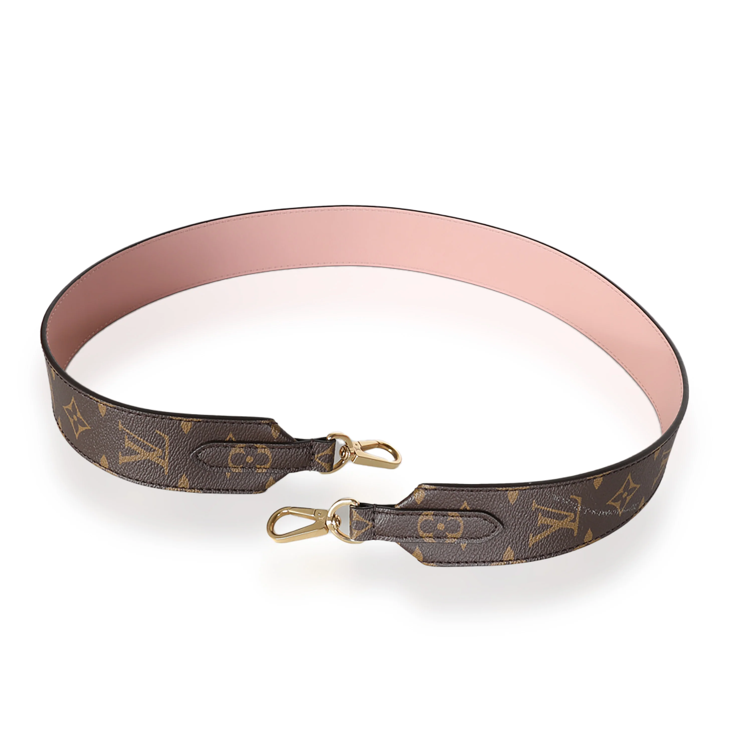 Rose Ballerine Monogram Canvas Bandouliere Strap - Image 4