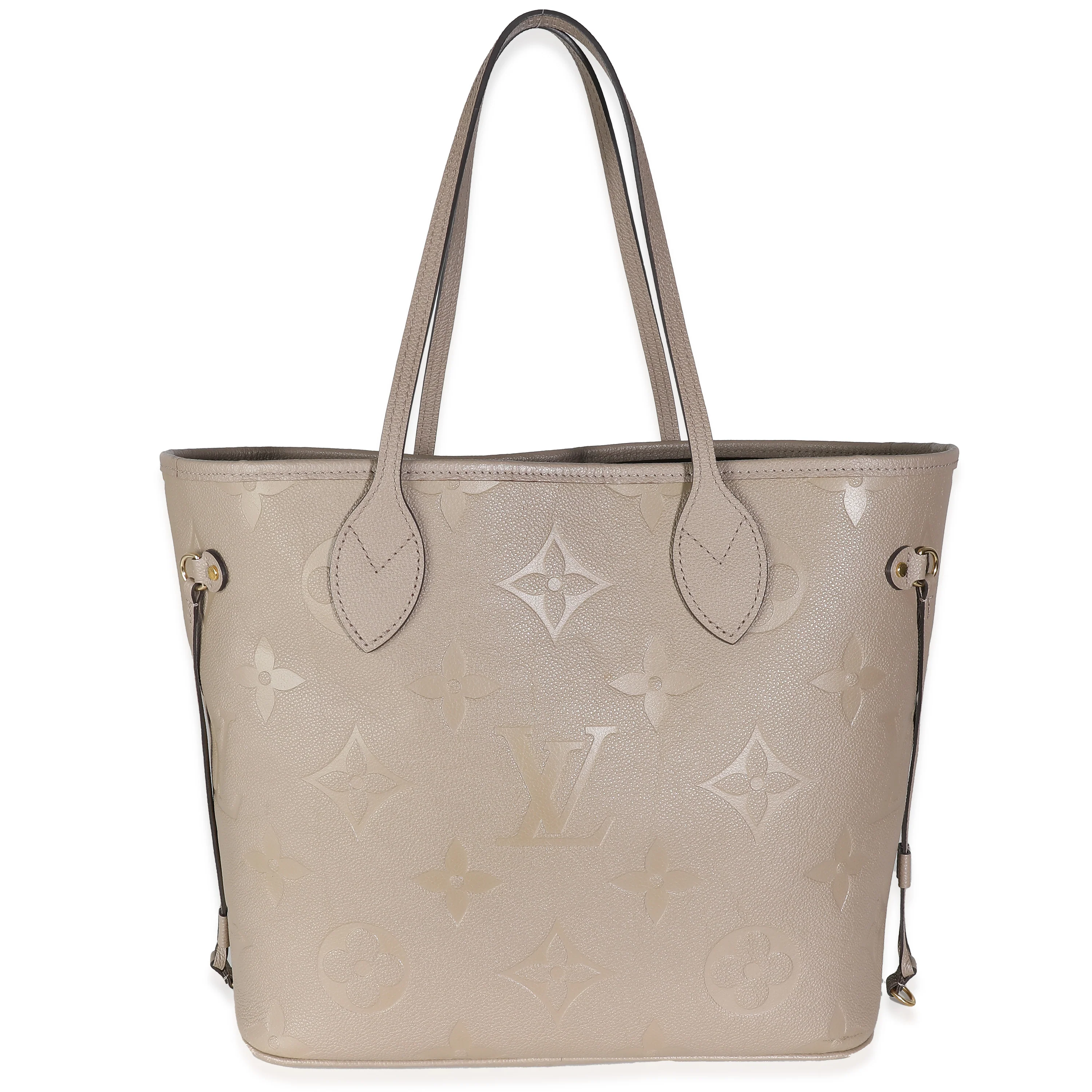 Tourterelle Giant Empreinte Monogram Neverfull MM - Image 4