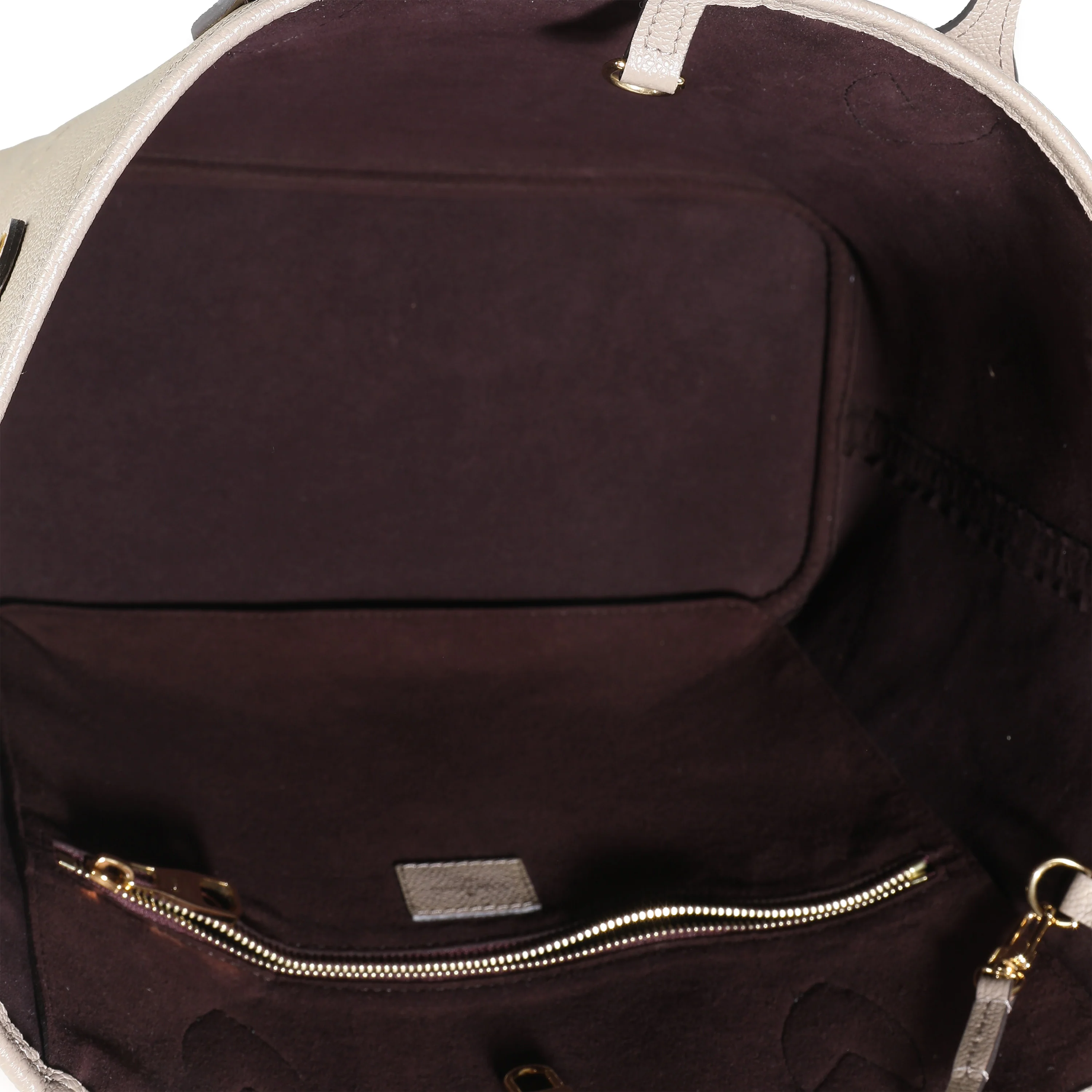 Tourterelle Giant Empreinte Monogram Neverfull MM - Image 8
