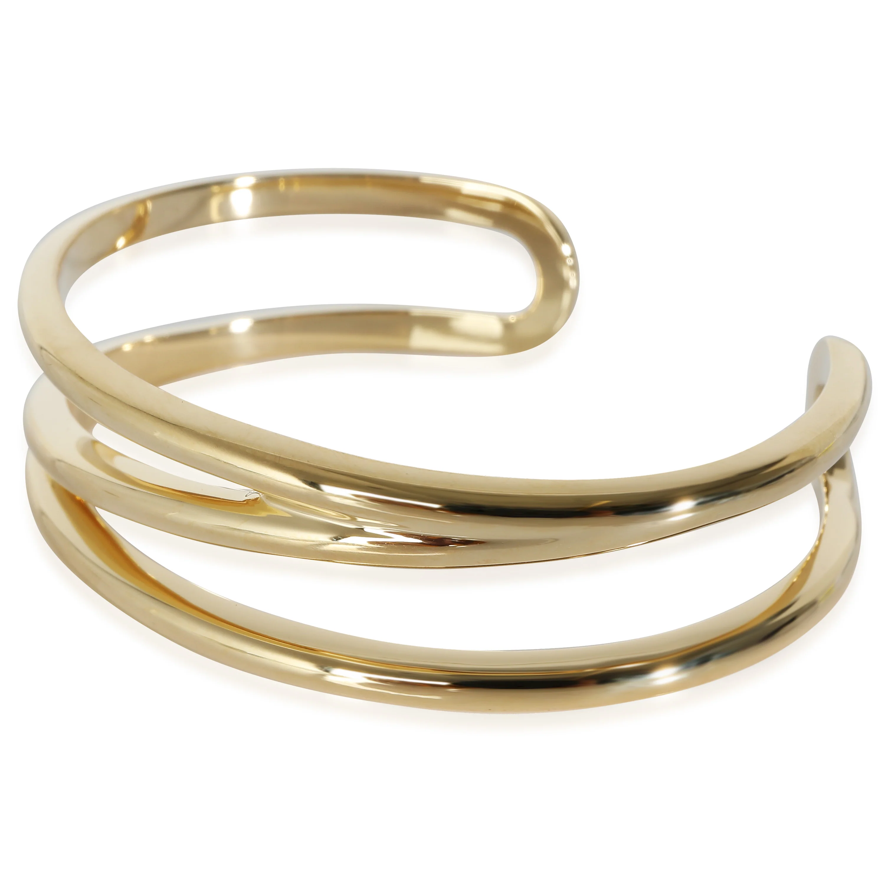 ZigZag Cuff Bracelet in 18KT Yellow Gold - Image 2