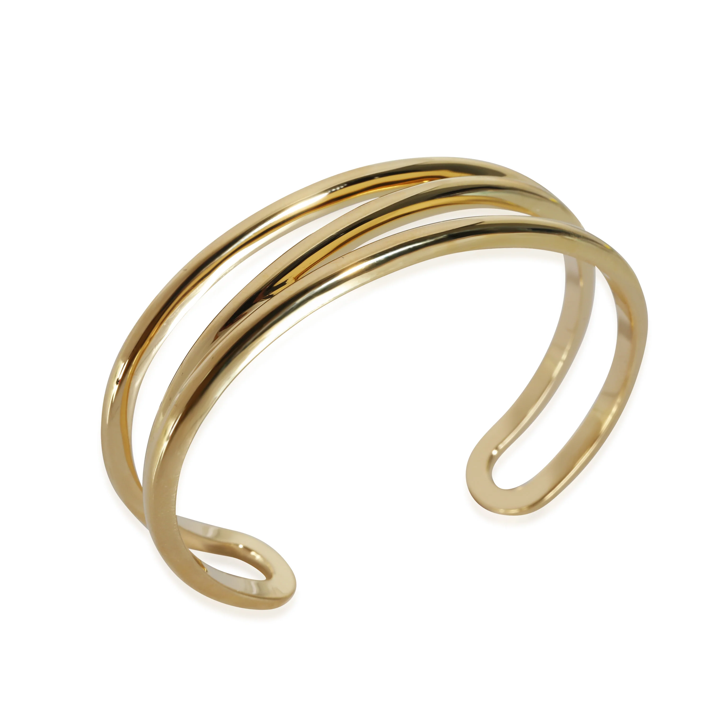 ZigZag Cuff Bracelet in 18KT Yellow Gold - Image 3
