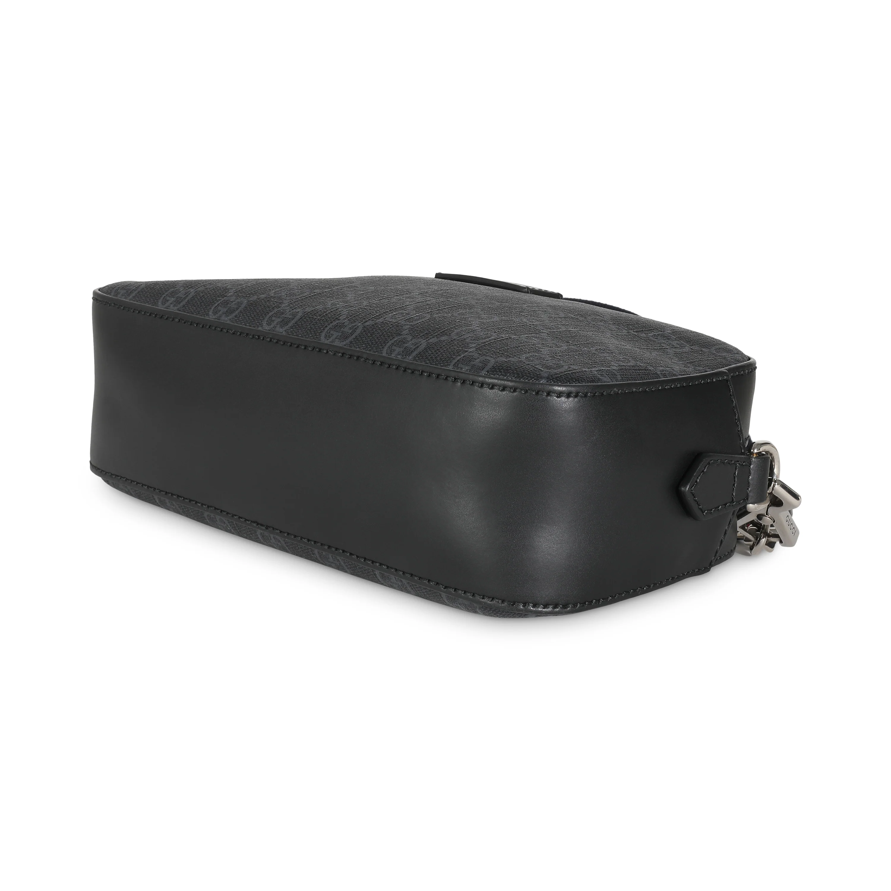 Black GG Supreme Monogram Web Camera Bag - Image 6