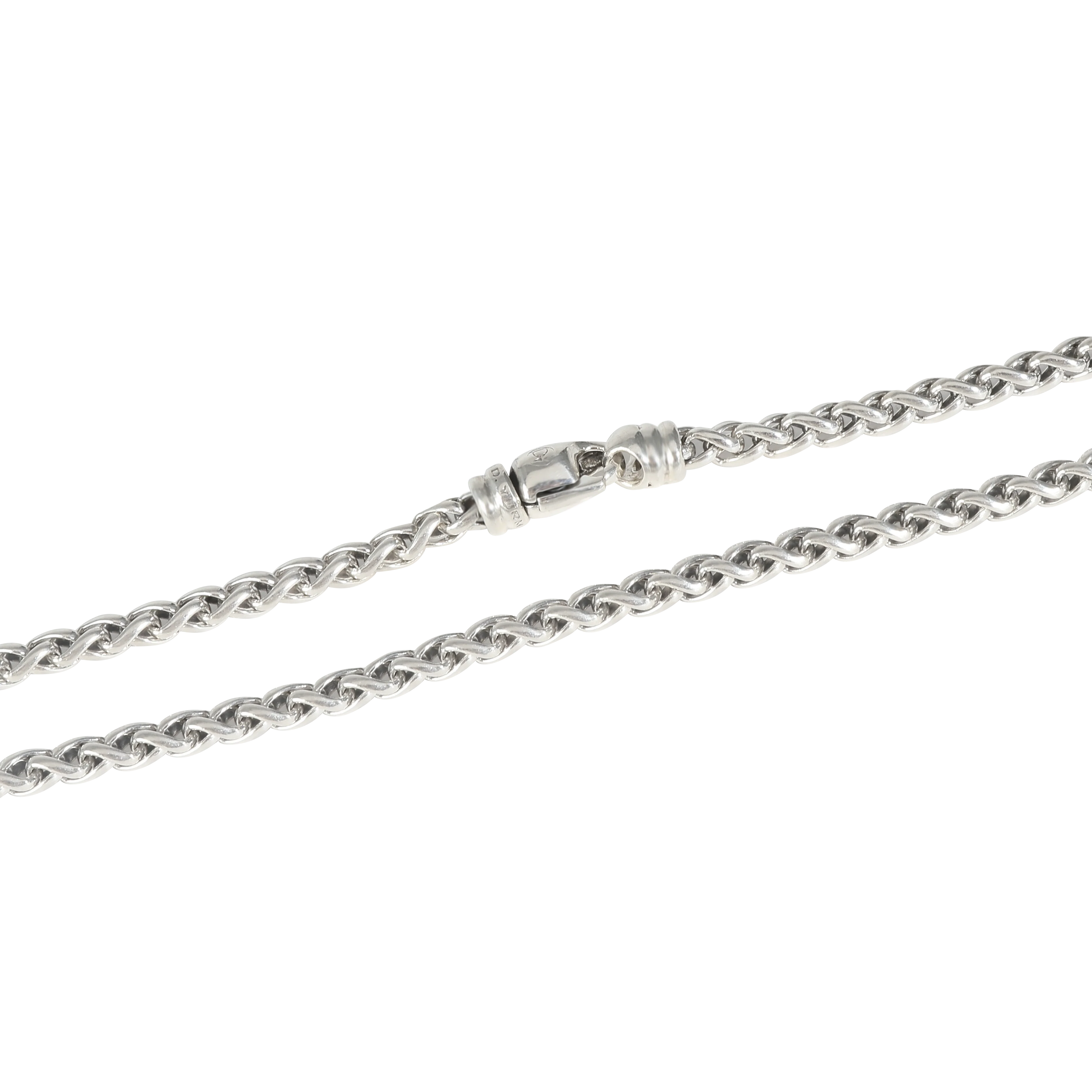 4mm Wheat Chain Necklace in  Sterling Silver - Image 2