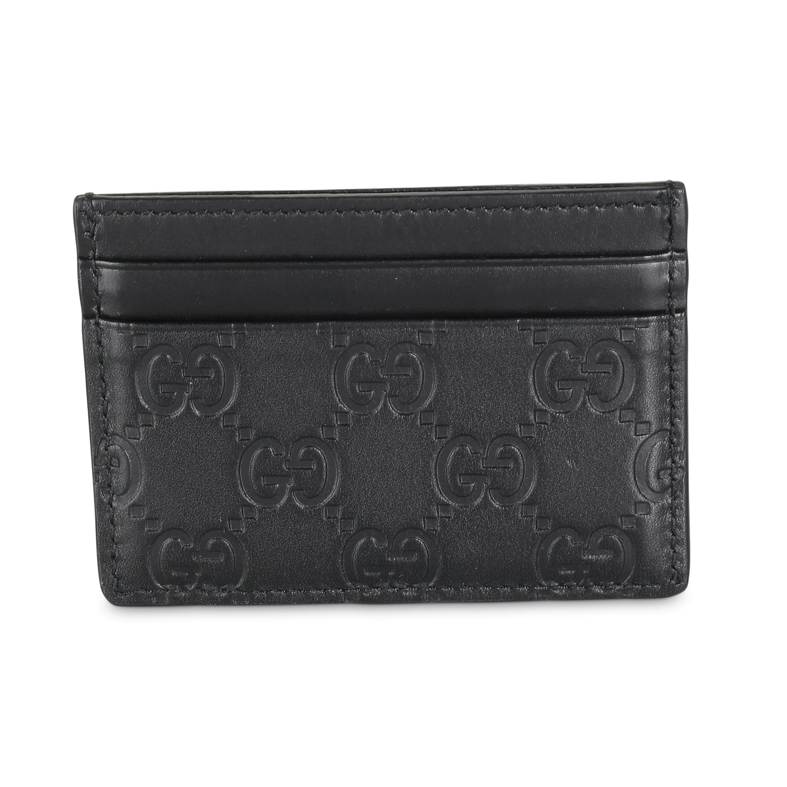 Black Guccissima Card Holder - Image 4