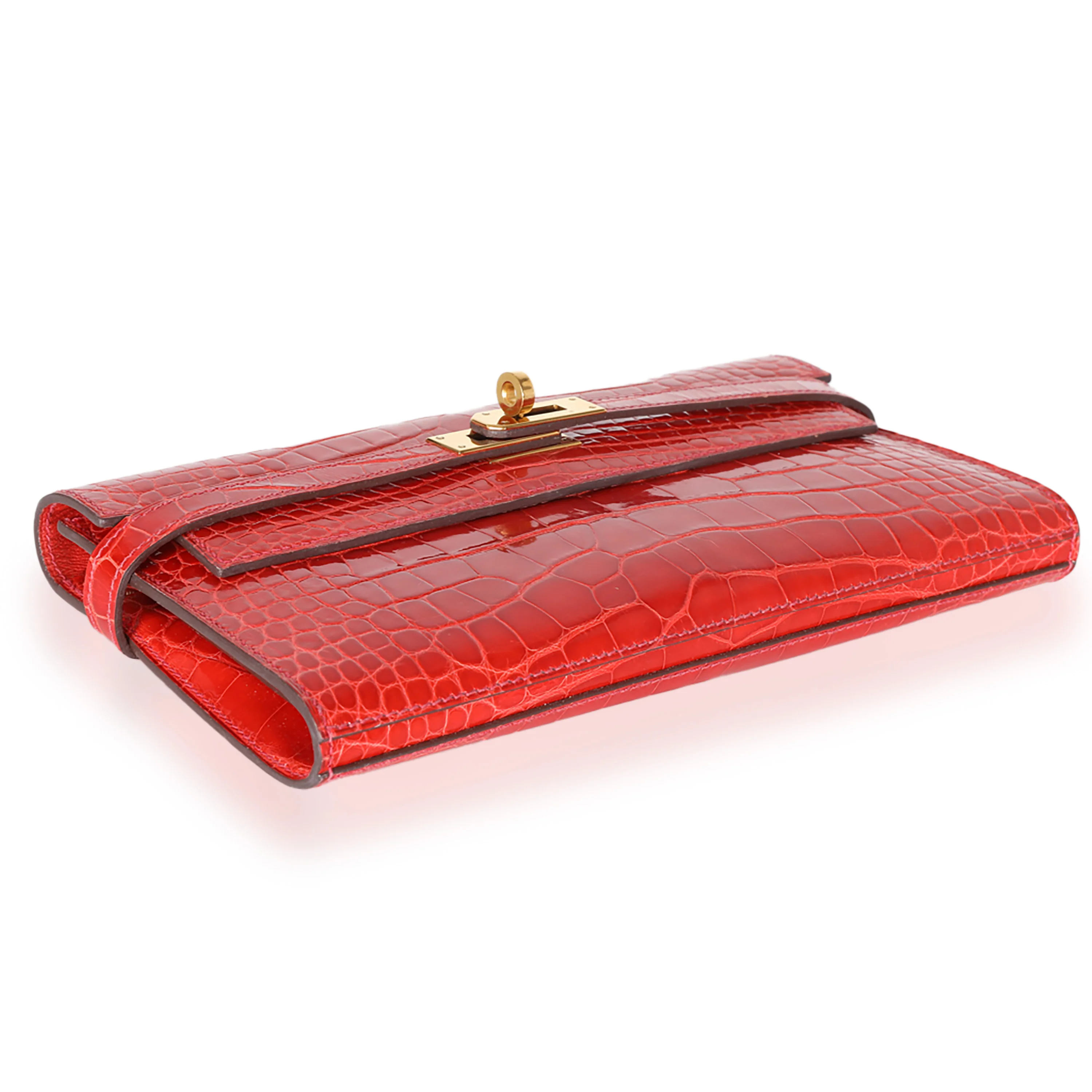 Geranium Alligator Mississippiensis Kelly Wallet GHW - Image 6