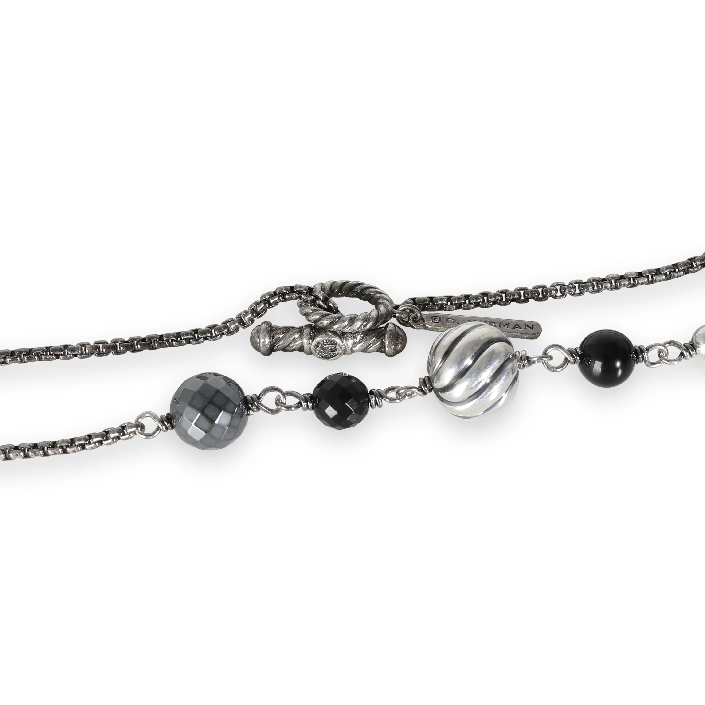 Quatrefoil Fashion Necklace in Sterling Silver - Image 3