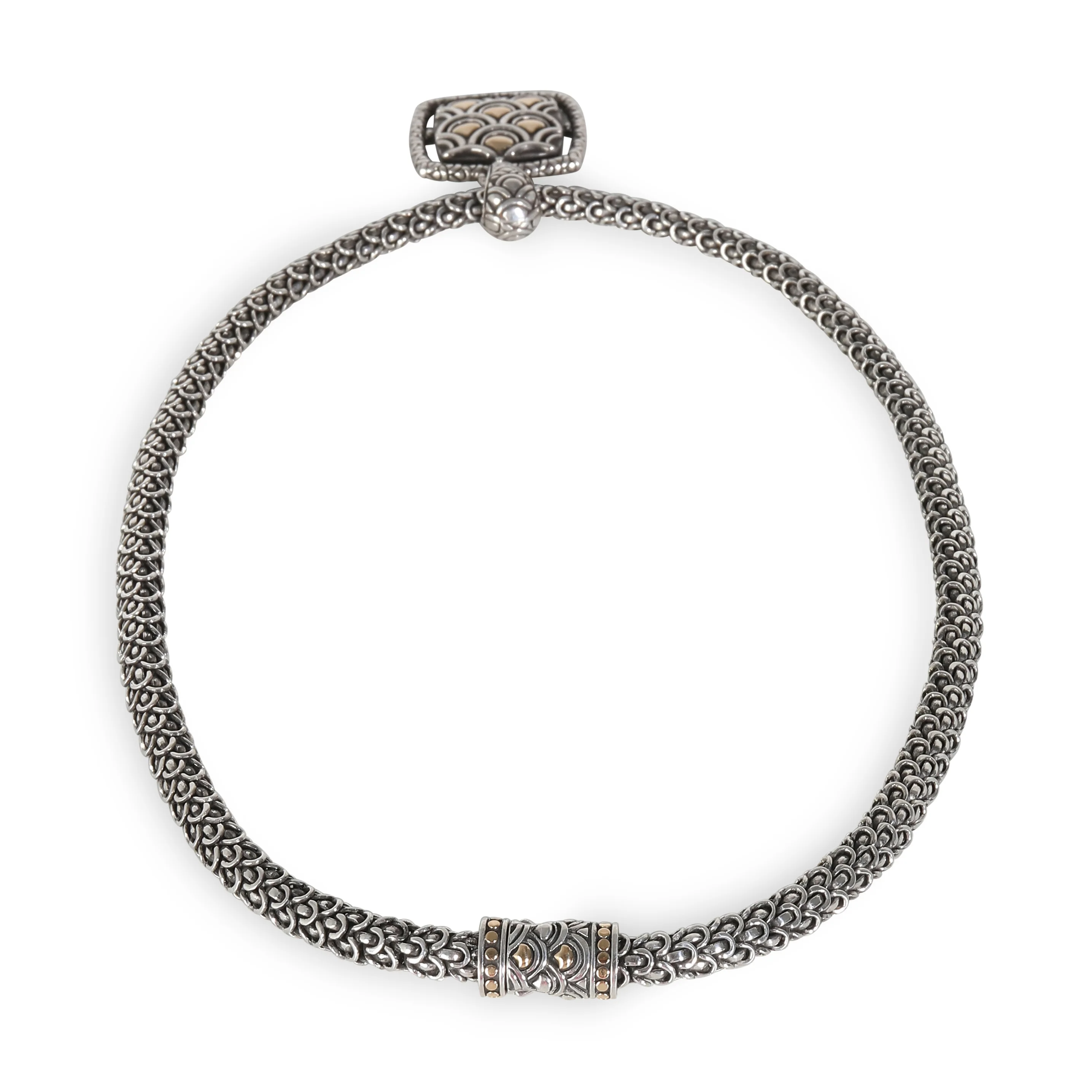 Legends Naga Fashion Necklace in 18k Yellow Gold/Sterling Silver - Image 2
