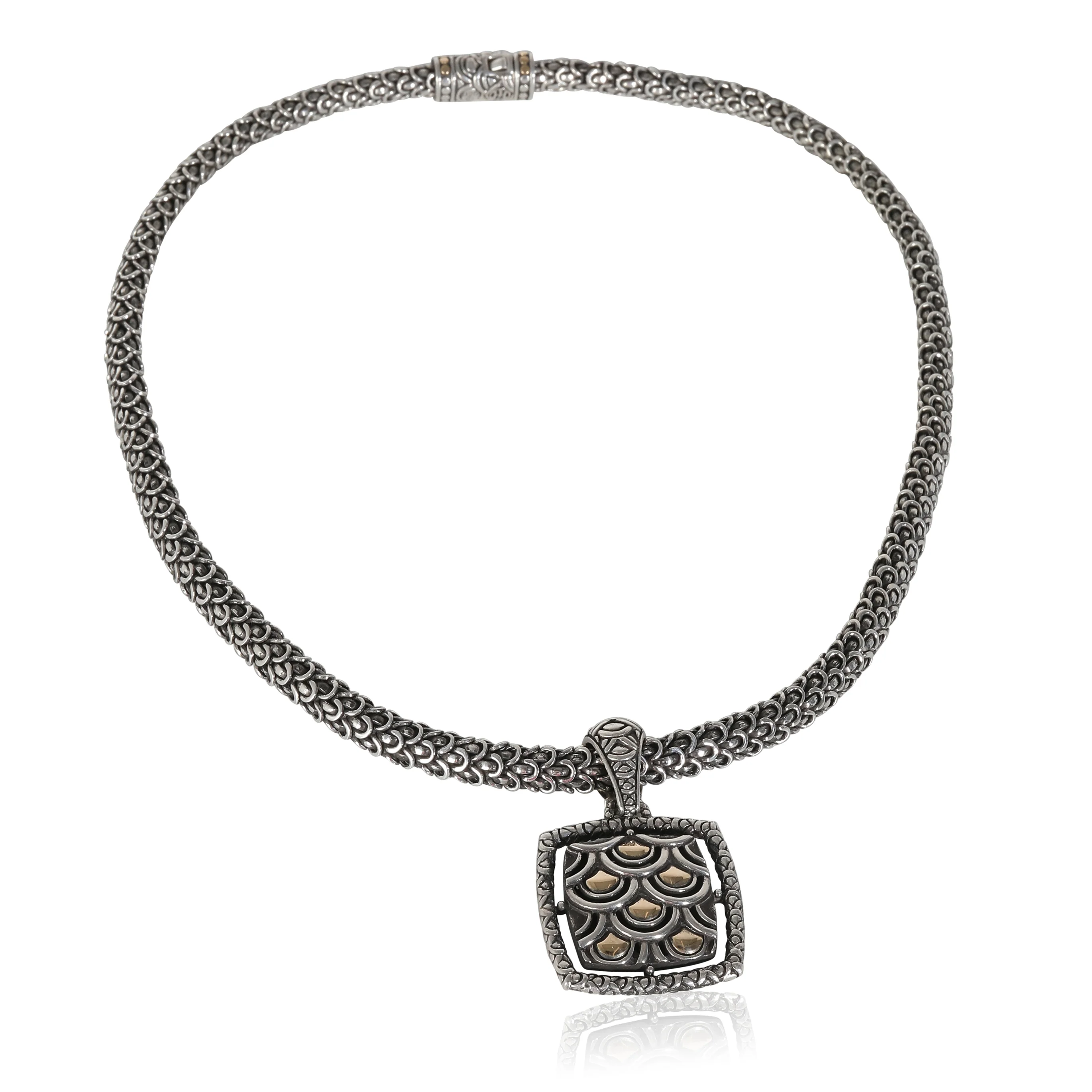 Legends Naga Fashion Necklace in 18k Yellow Gold/Sterling Silver - Image 3