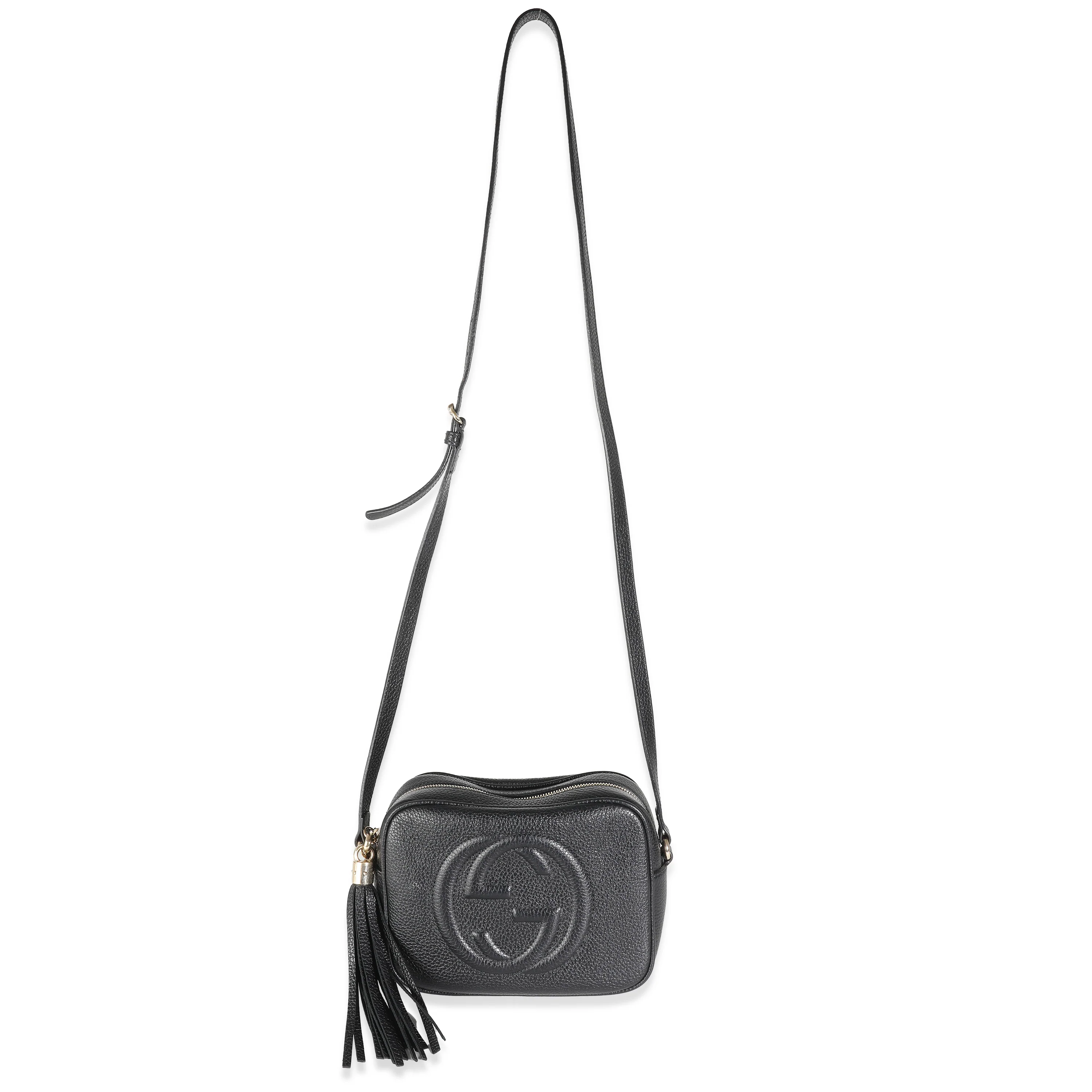 Black Pebbled Calfskin Soho Disco Bag - Image 8