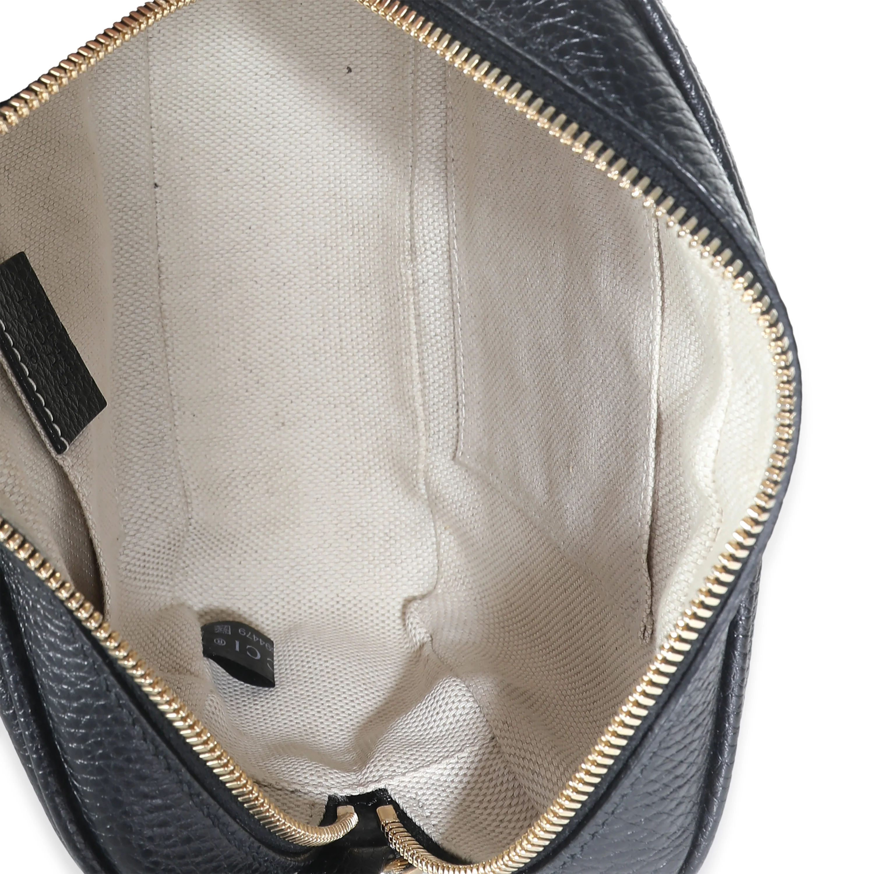 Black Pebbled Calfskin Soho Disco Bag - Image 9