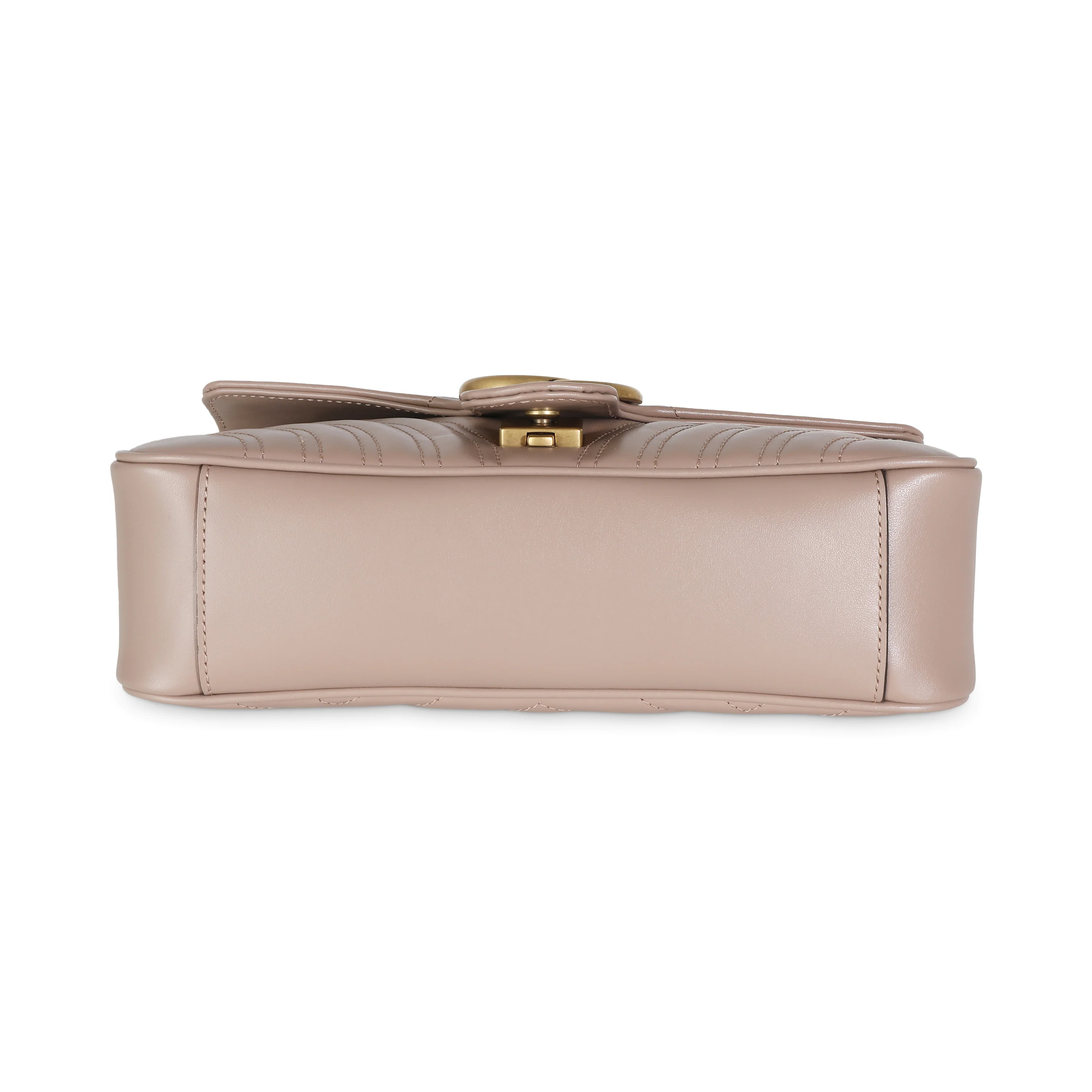 Dusty Pink Calfskin Matelasse Small GG Marmont Bag - Image 5
