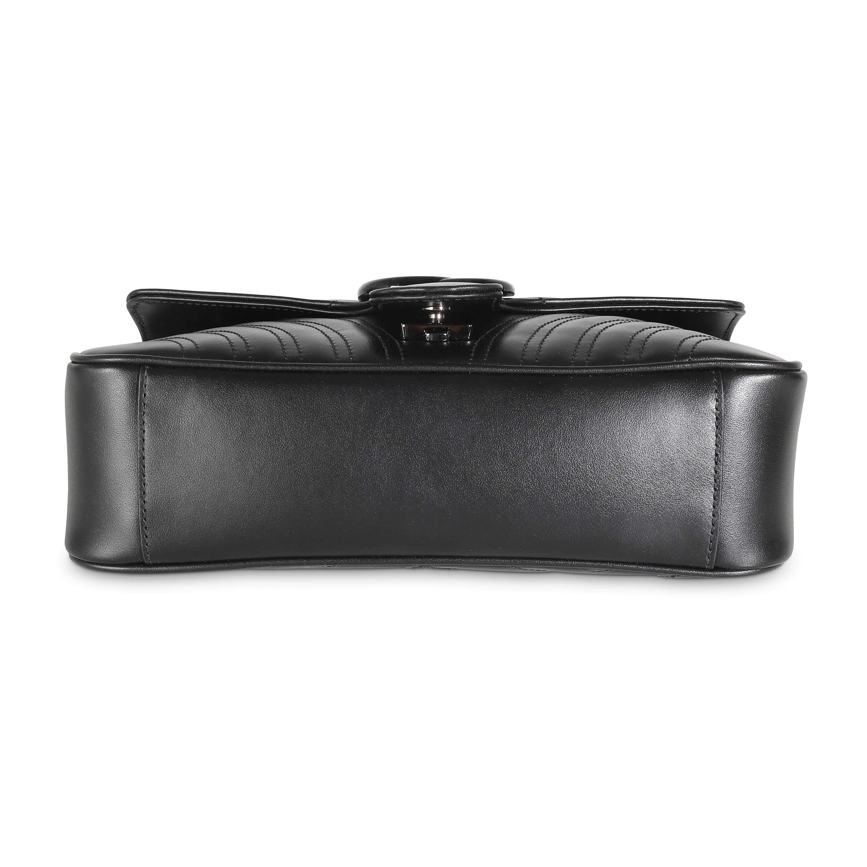 Black Calfskin Matelasse Small GG Marmont Bag - Image 5