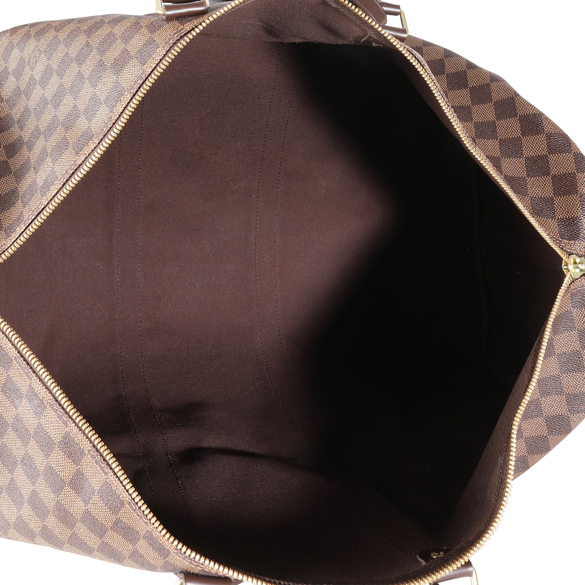 Damier Ebene Canvas Keepall Bandouliere 55 - Image 8
