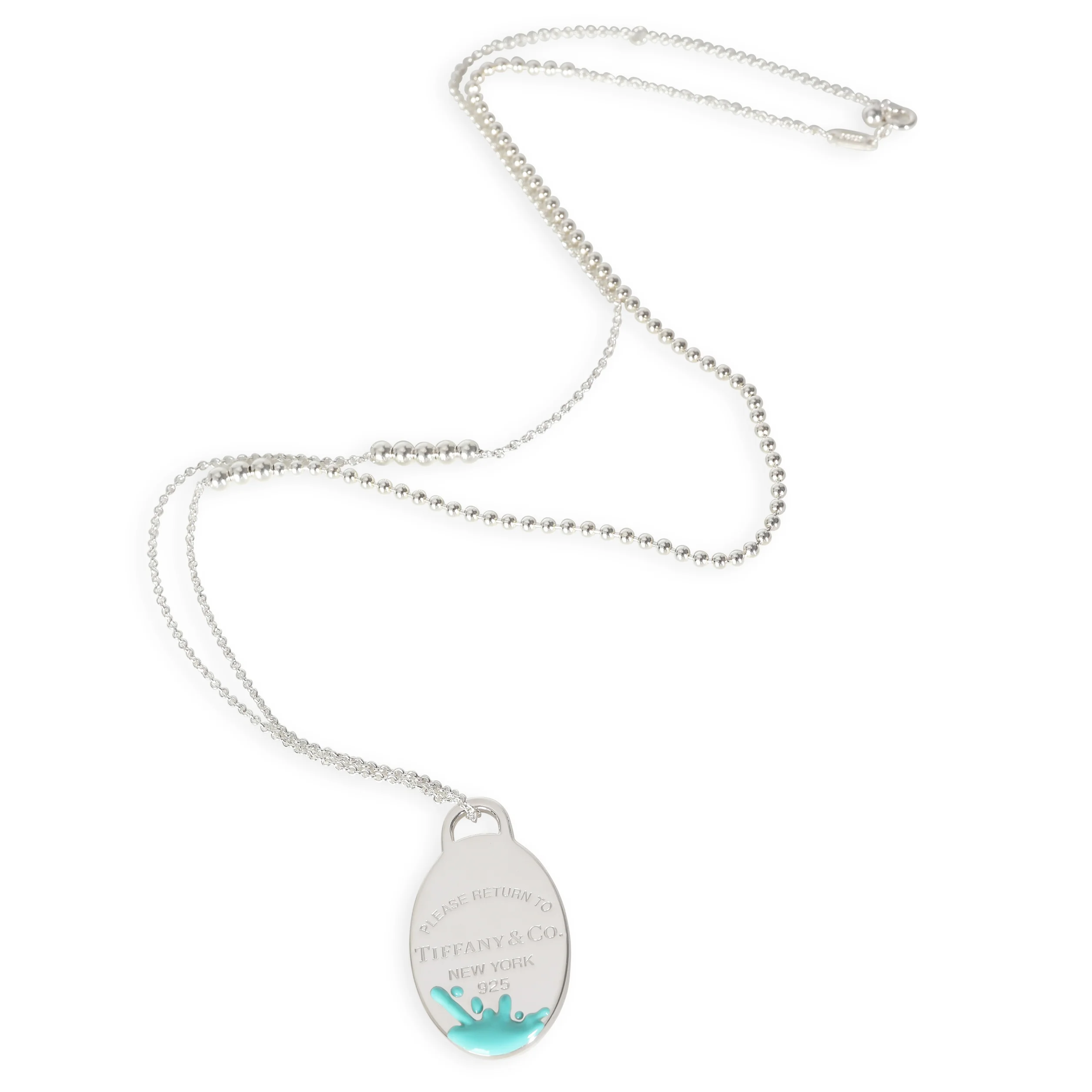 Return To Tiffany Splash Pendant With 30 Inch Chain in Sterling Silver - Image 3