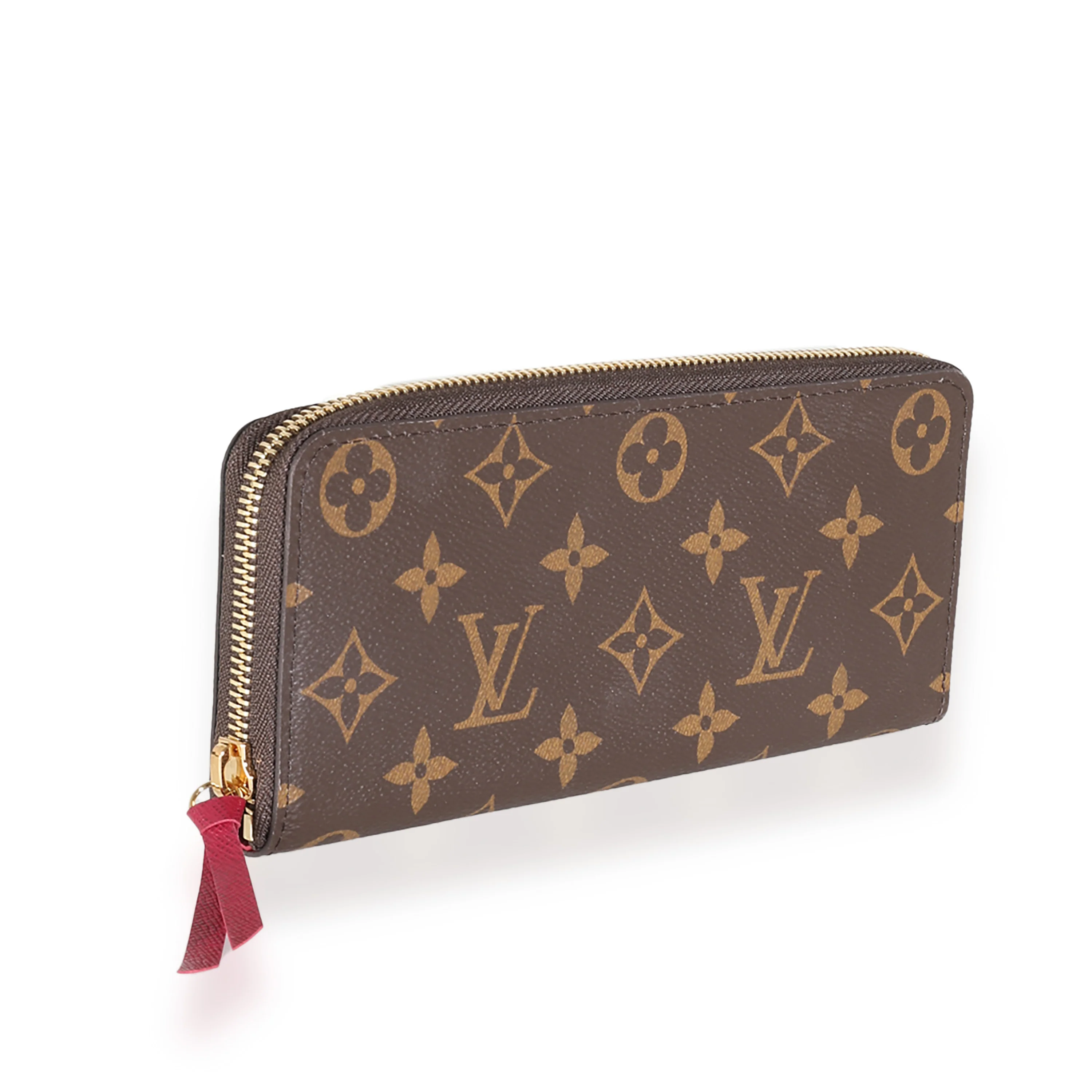 Fuchsia Monogram Canvas Clemence Wallet - Image 3