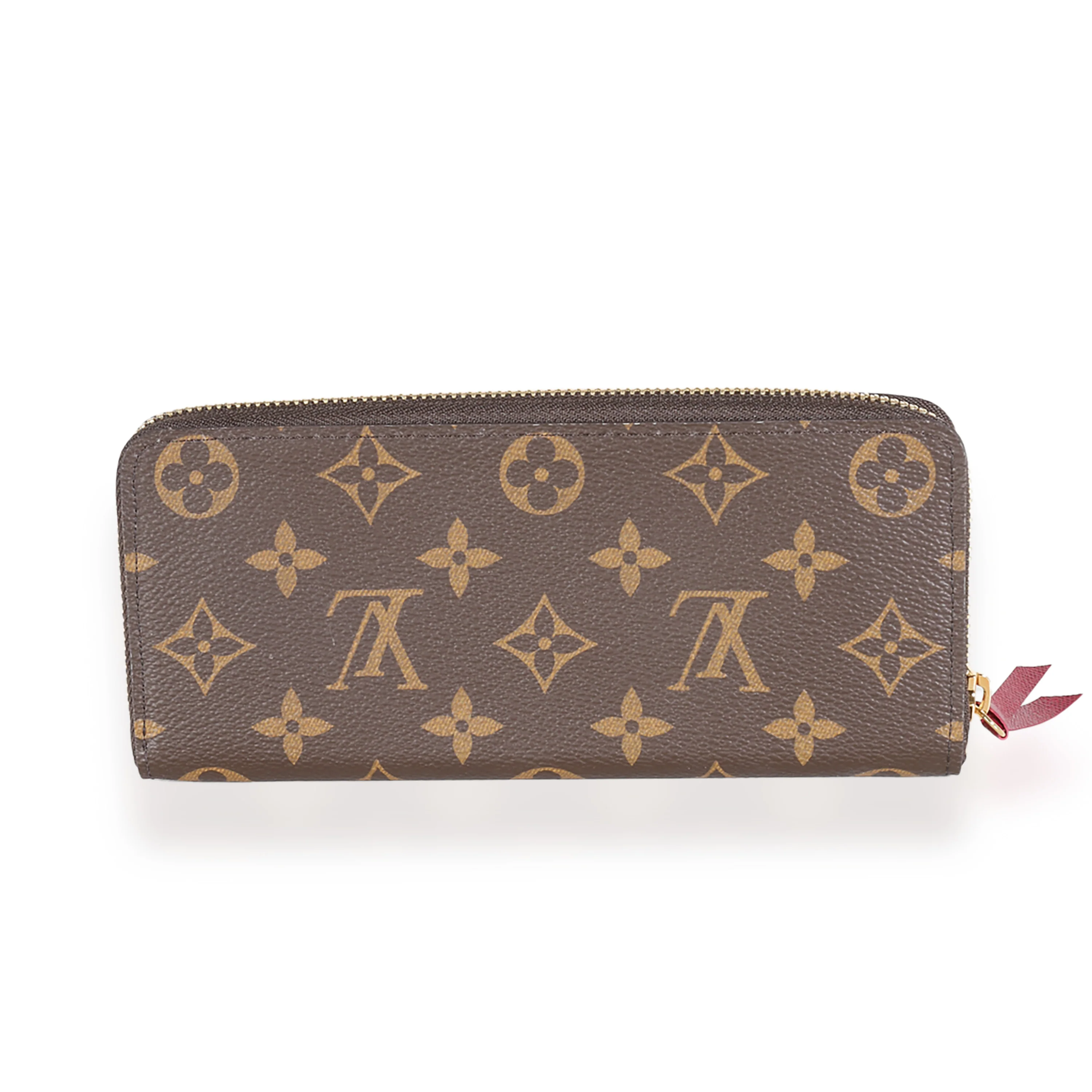 Fuchsia Monogram Canvas Clemence Wallet - Image 4