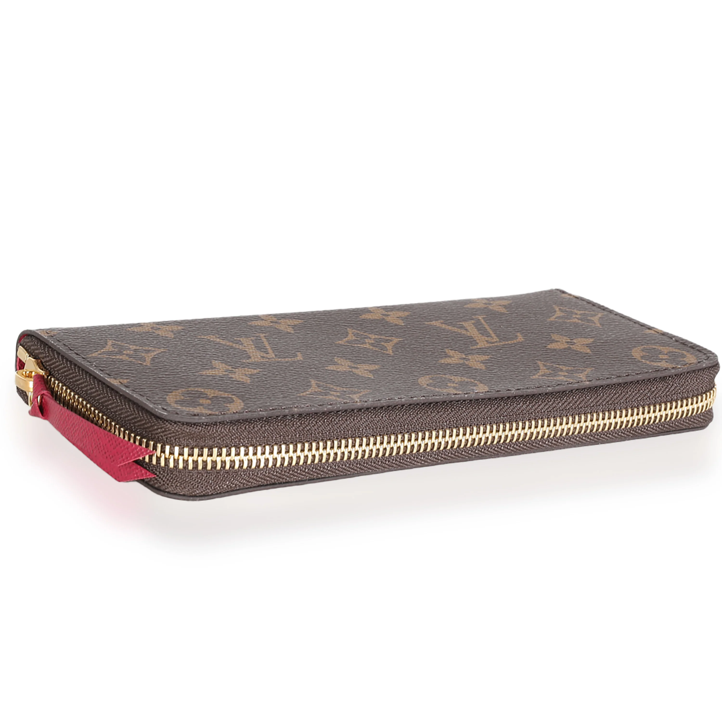 Fuchsia Monogram Canvas Clemence Wallet - Image 6