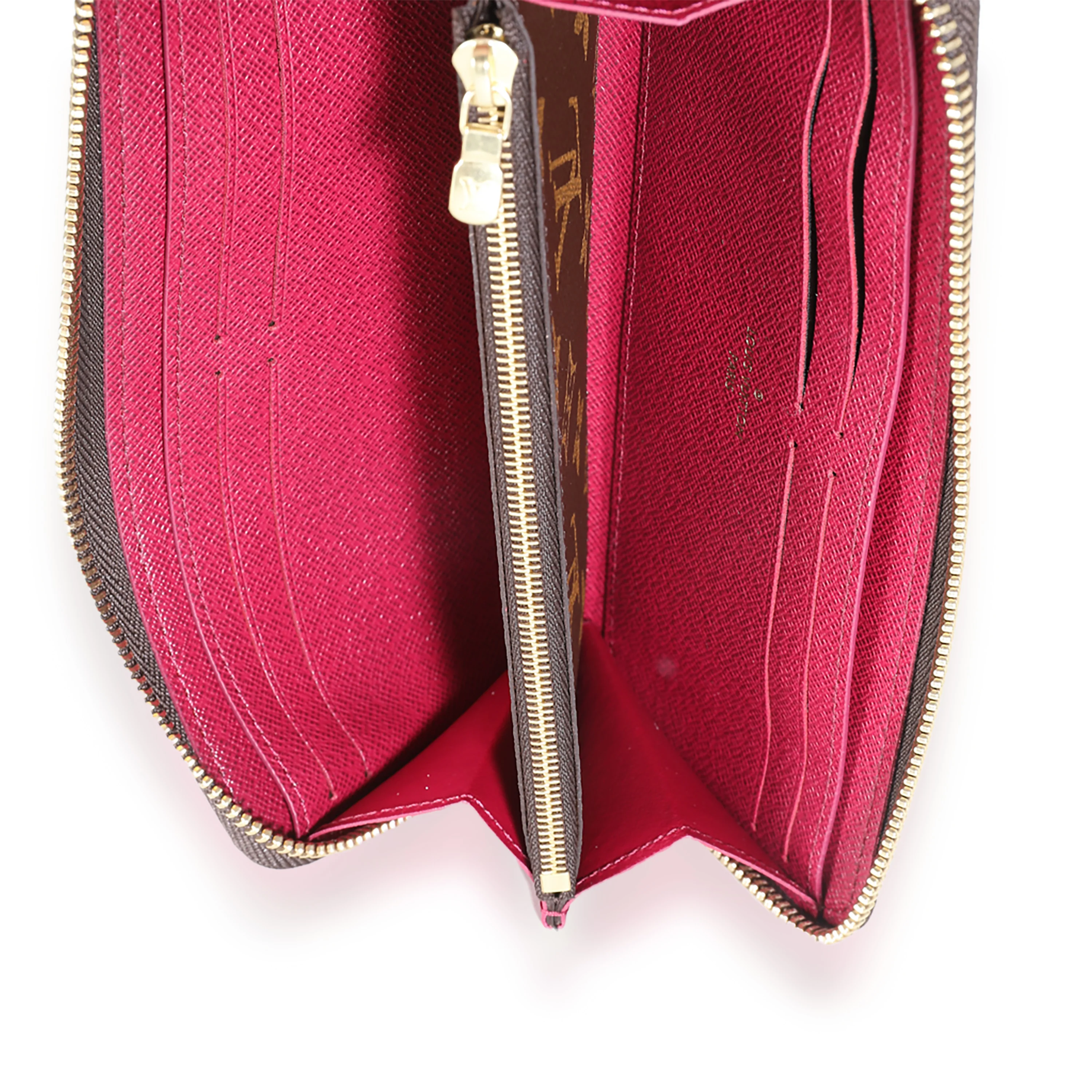 Fuchsia Monogram Canvas Clemence Wallet - Image 8