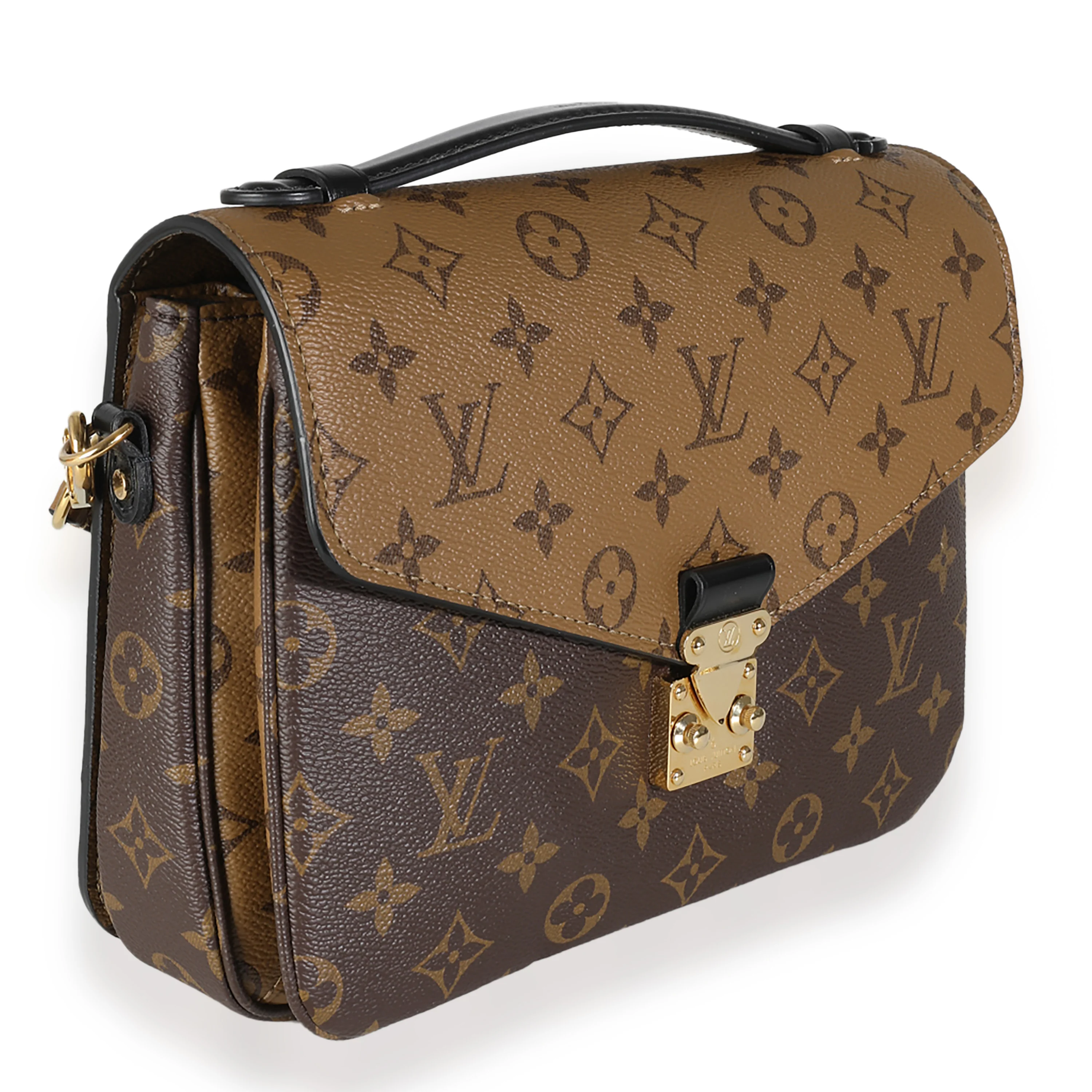 Reverse Monogram Canvas Pochette Metis - Image 3