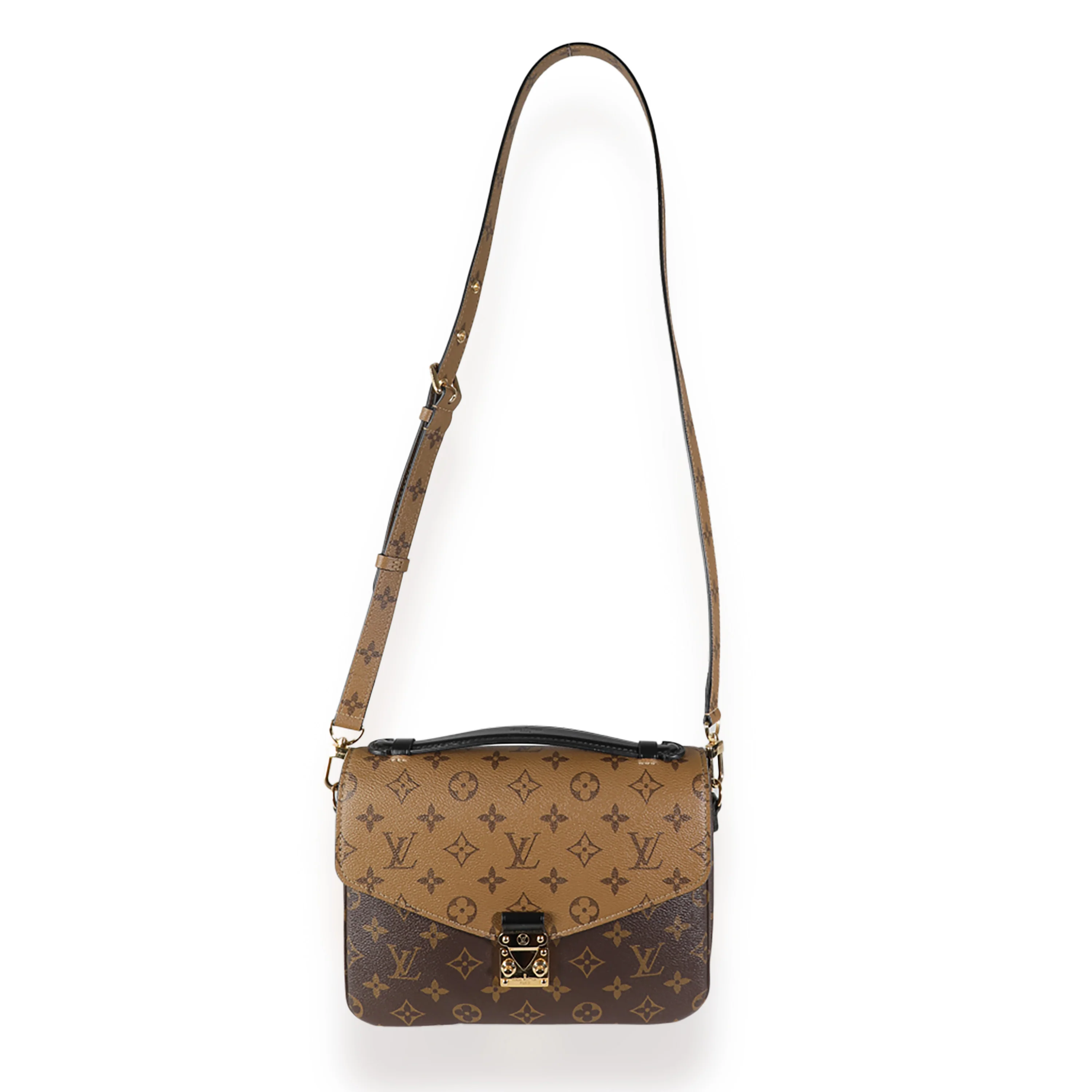 Reverse Monogram Canvas Pochette Metis - Image 8
