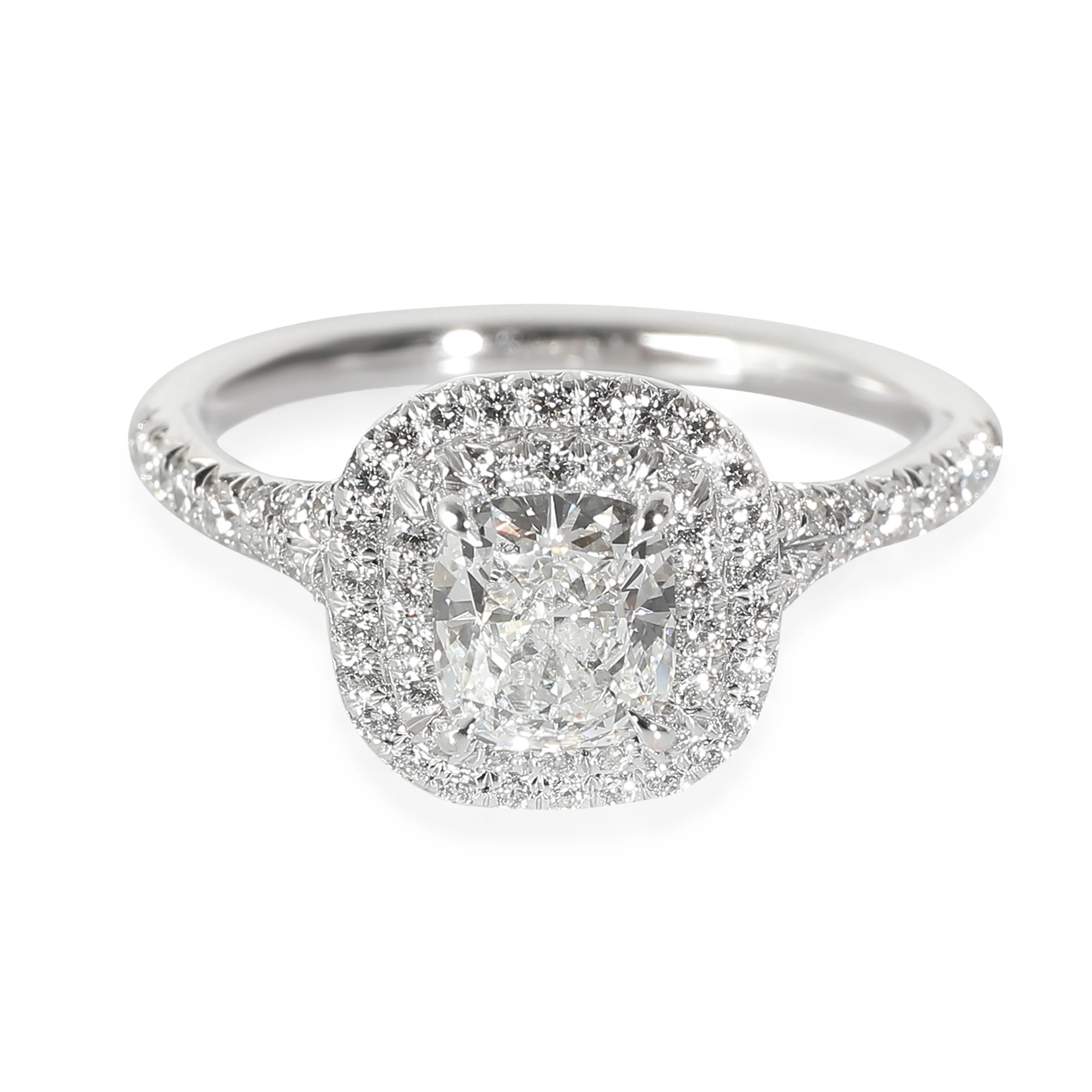 Soleste Diamond Engagement Ring in Platinum F VVS2 1.03 CTW