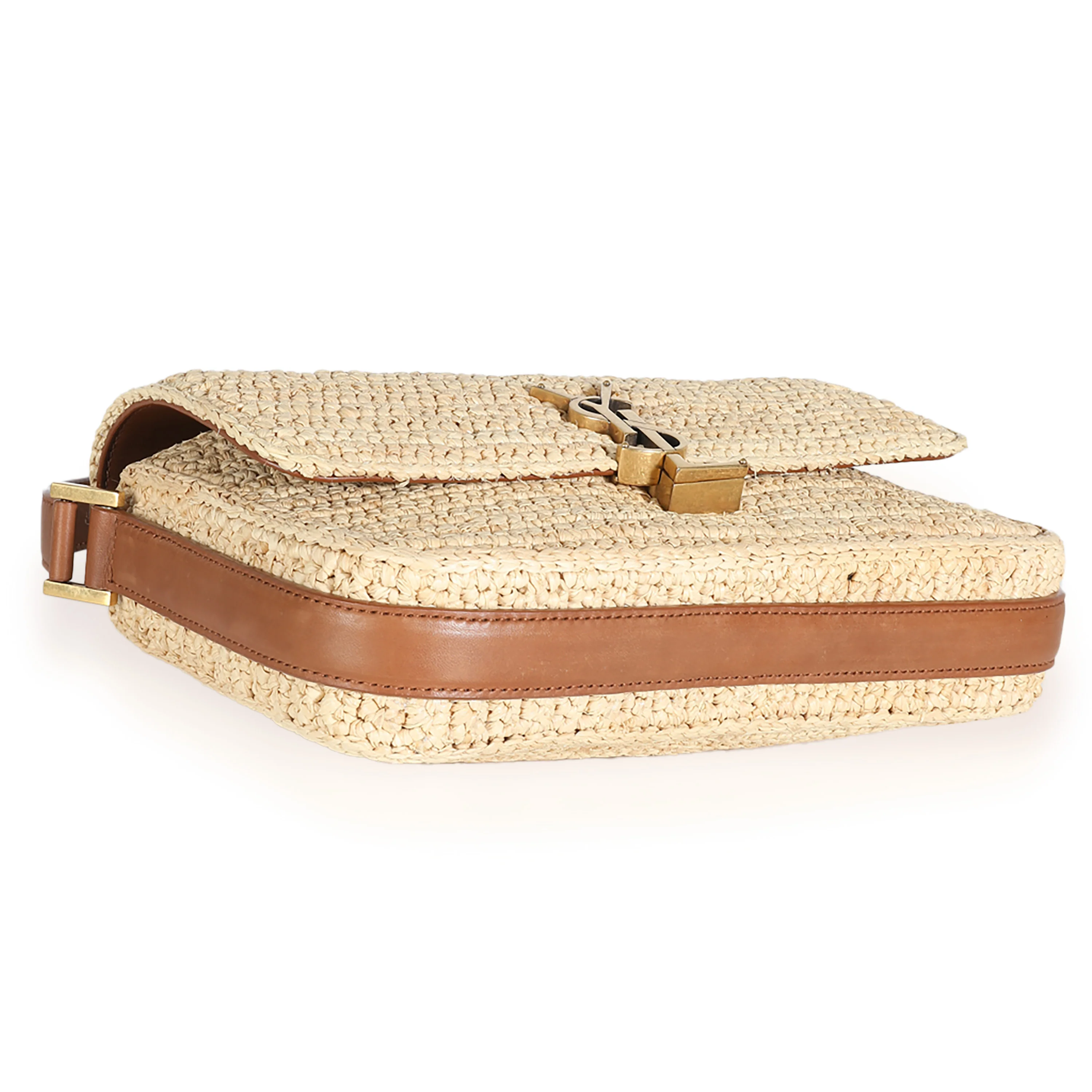 Beige Raffia Small Solferino - Image 6