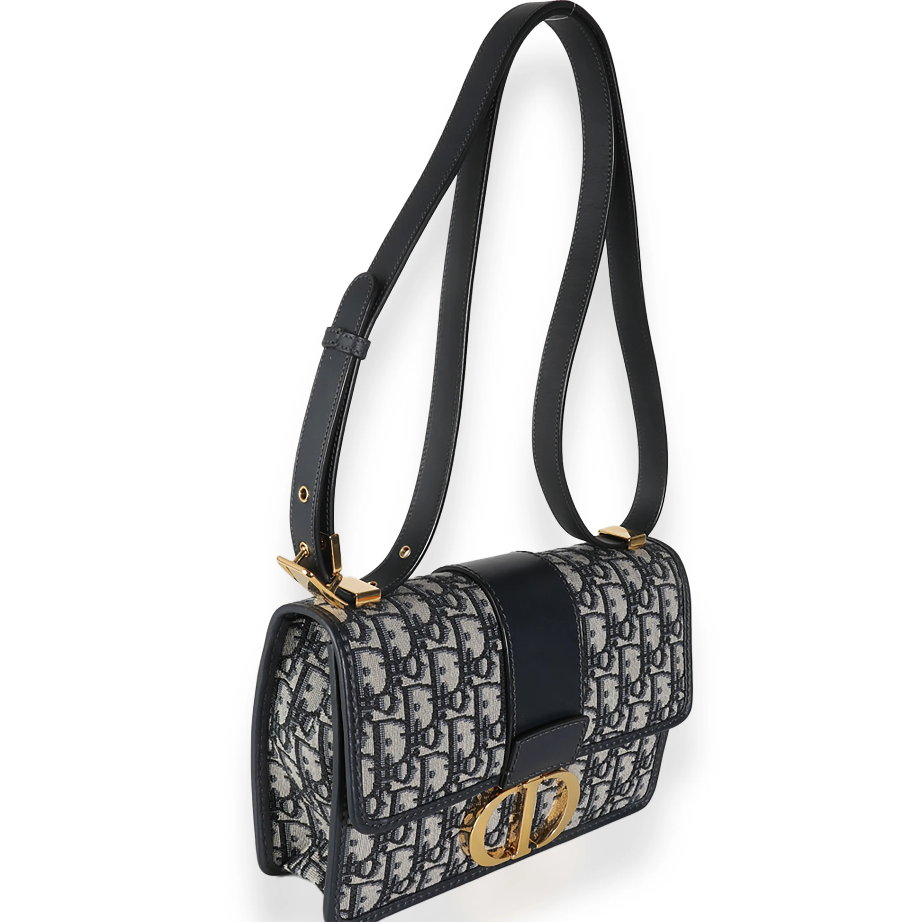 Navy Oblique Jacquard 30 Montaigne - Image 3