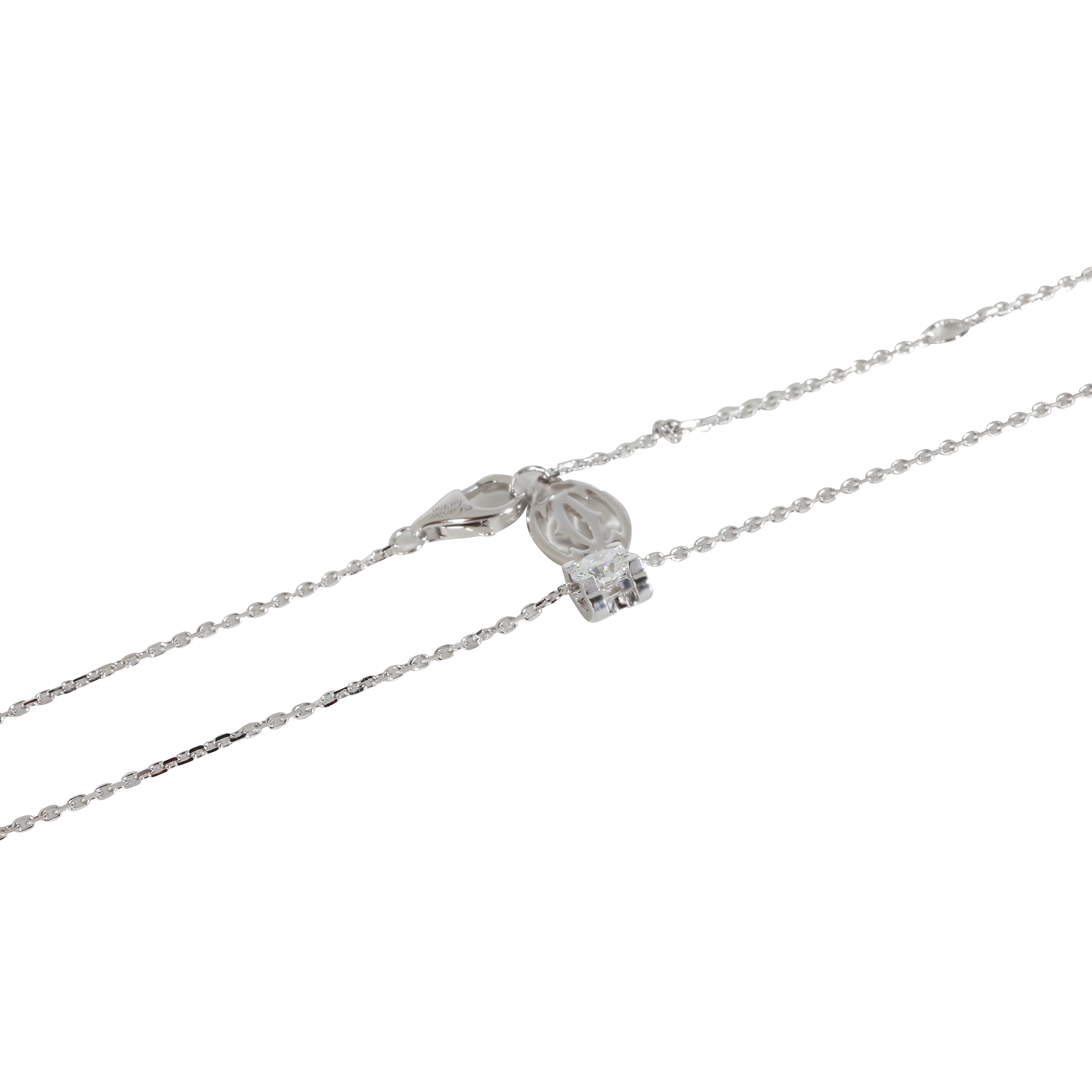 C de Cartier Solitaire Pendant (White Gold) - Image 2
